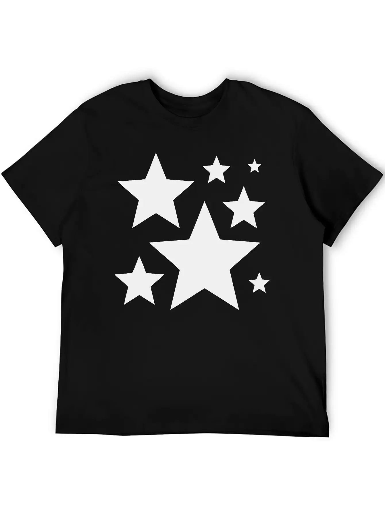 Stars Unisex Casual T-Shirt – Clean Design For Daily Comfort