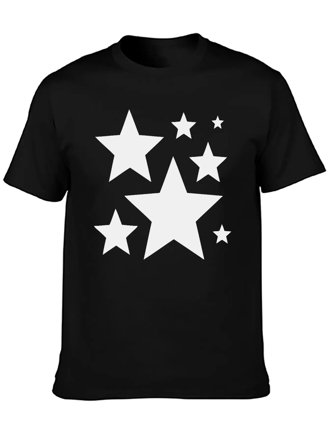 Stars Unisex Casual T-Shirt – Clean Design For Daily Comfort