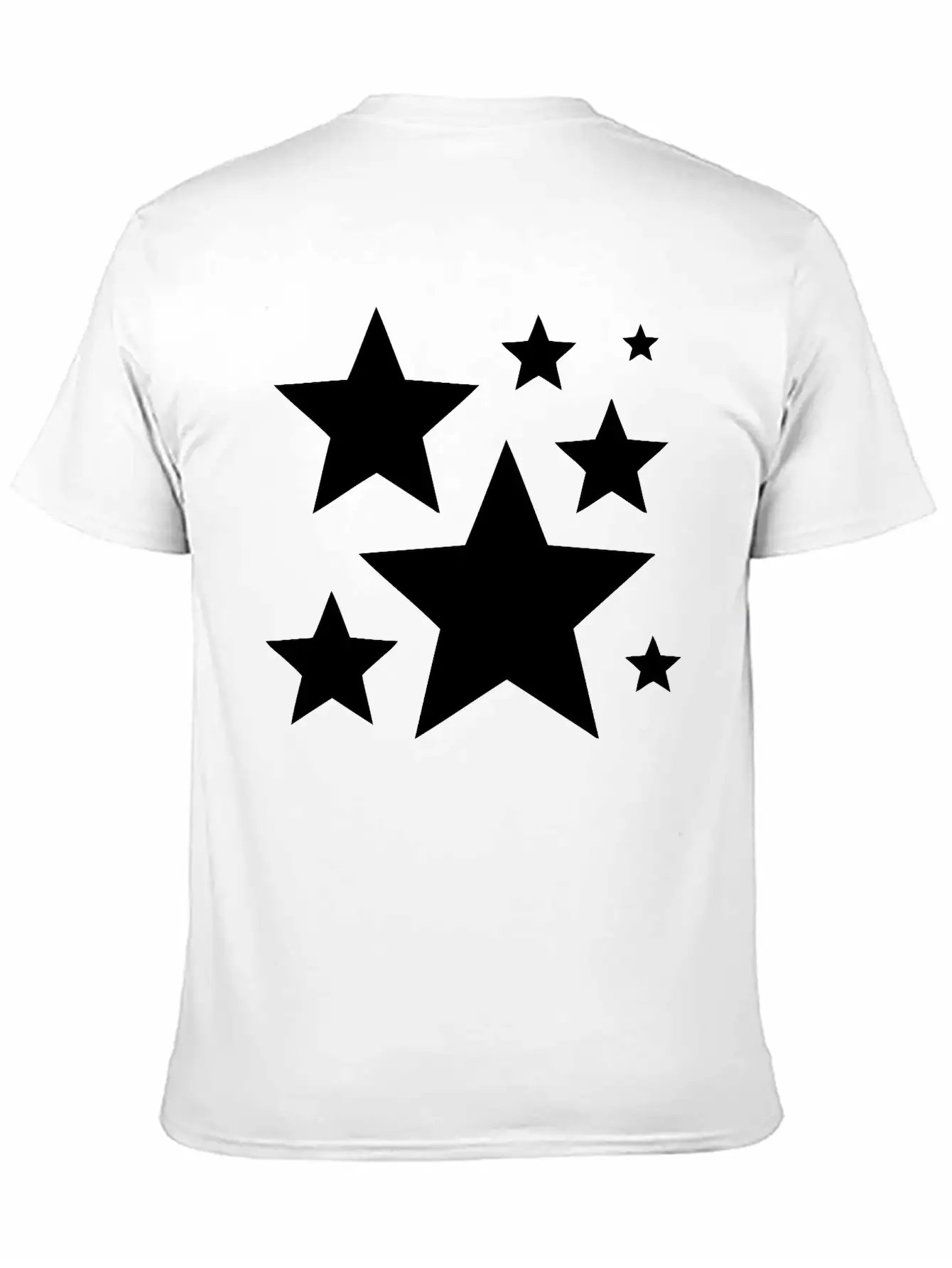 Stars Unisex Casual T-Shirt – Clean Design For Daily Comfort