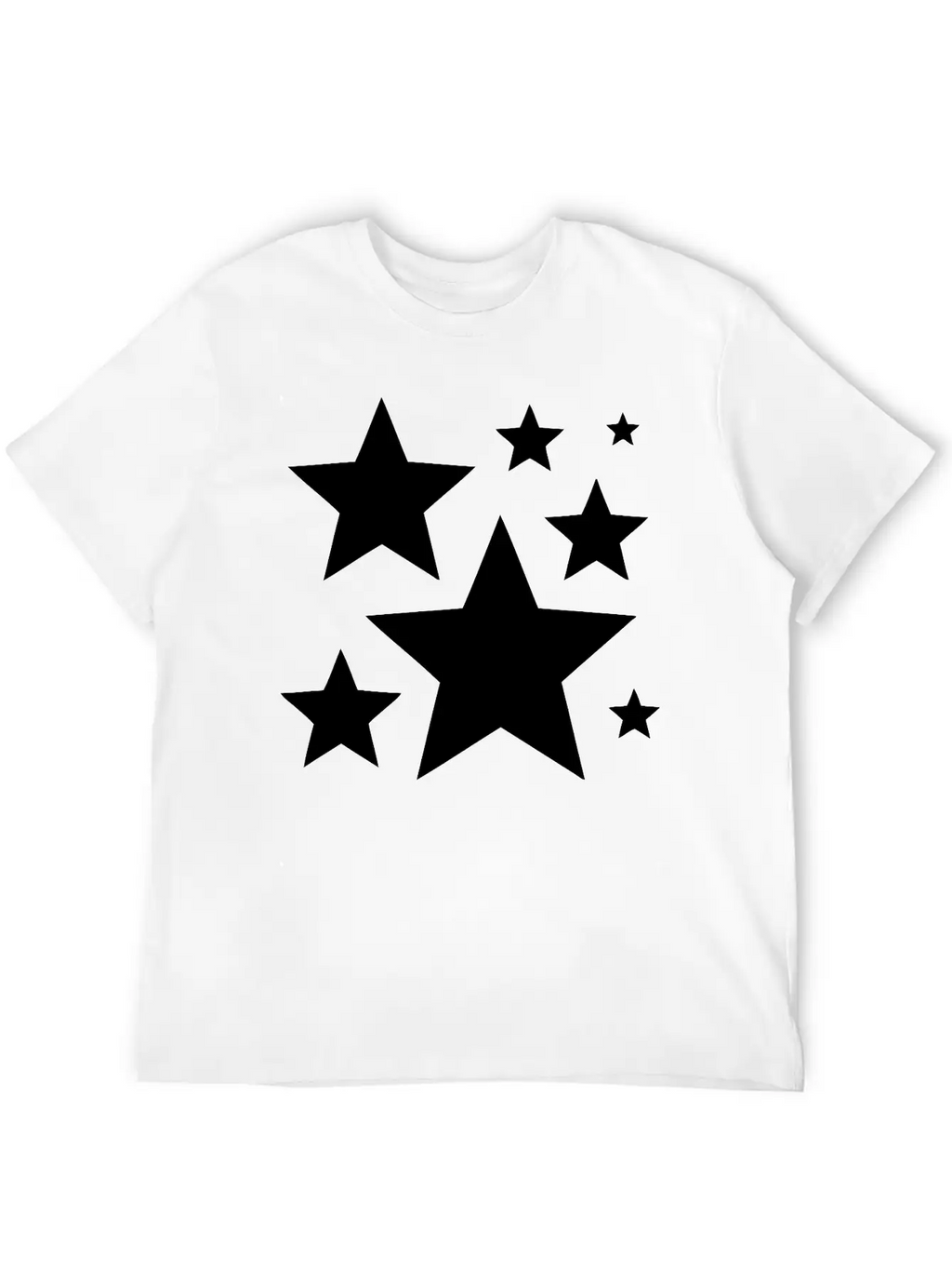 Stars Unisex Casual T-Shirt – Clean Design For Daily Comfort