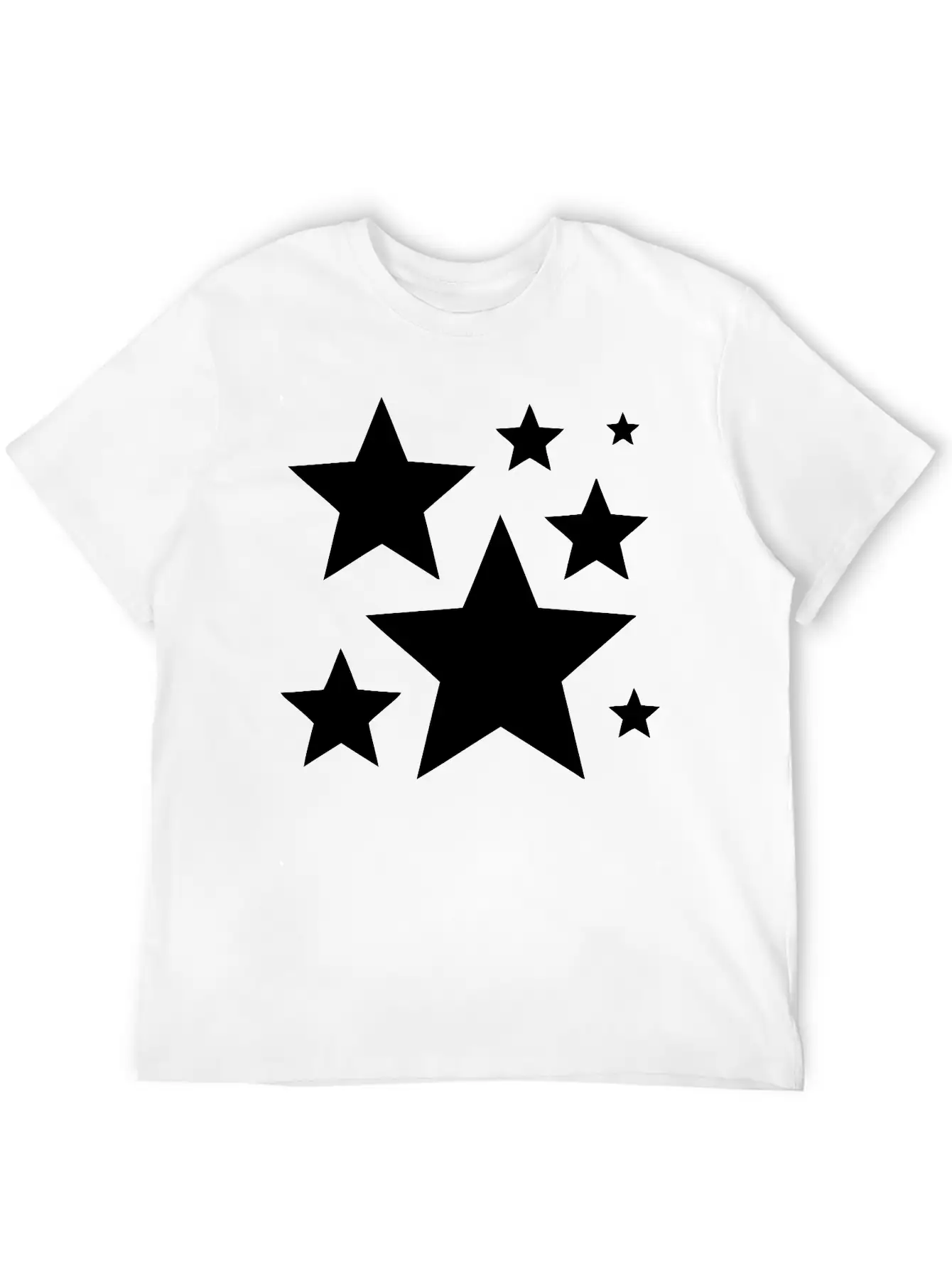 Stars Unisex Casual T-Shirt – Clean Design For Daily Comfort