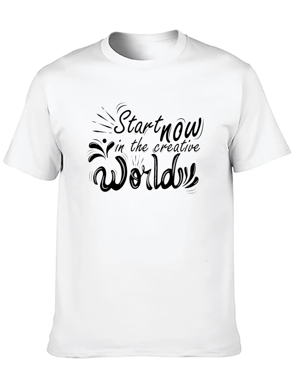 Start Now Stylish Everyday T-Shirt – Unisex Basic Cotton Tee