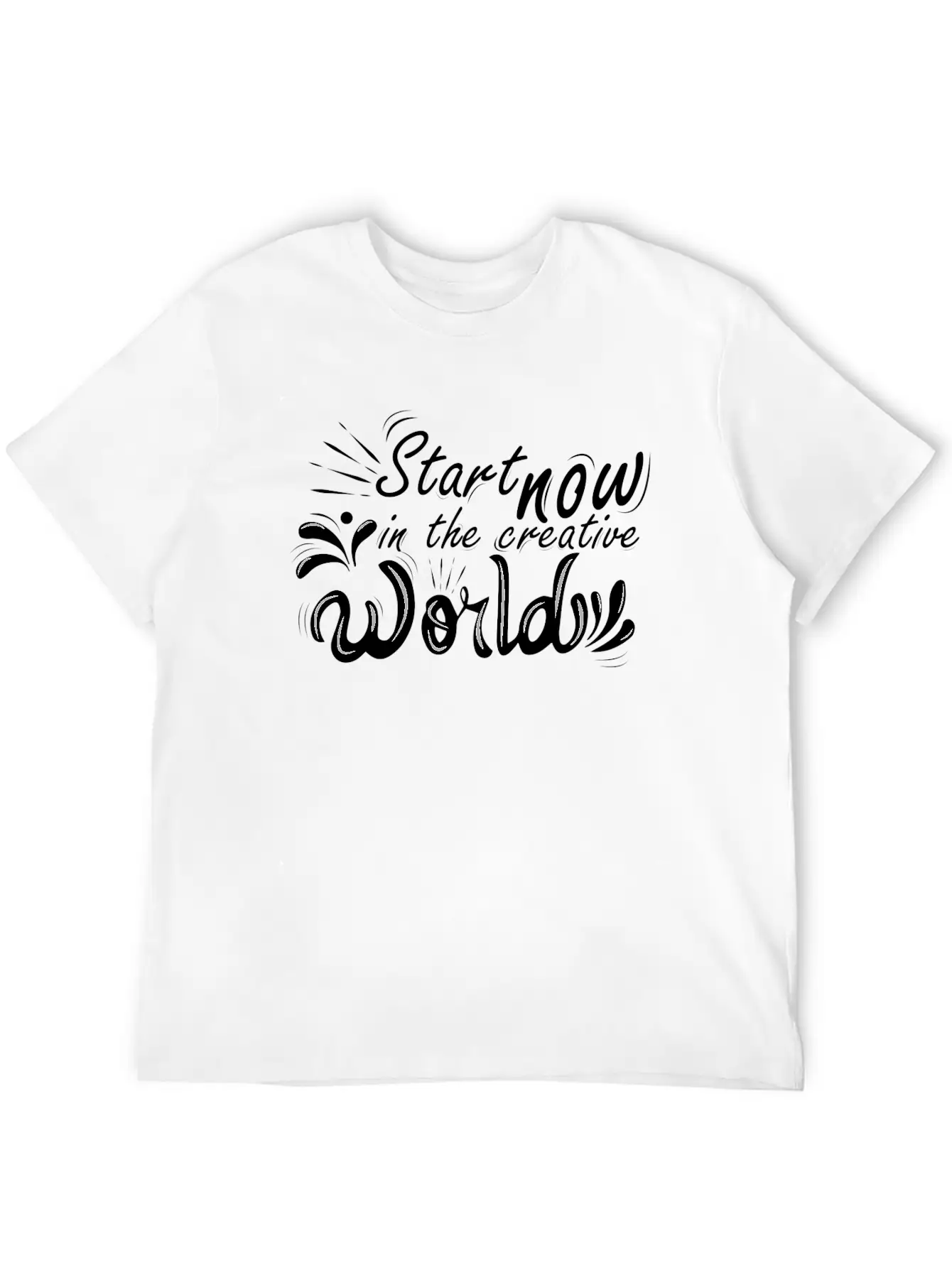 Start Now Stylish Everyday T-Shirt – Unisex Basic Cotton Tee