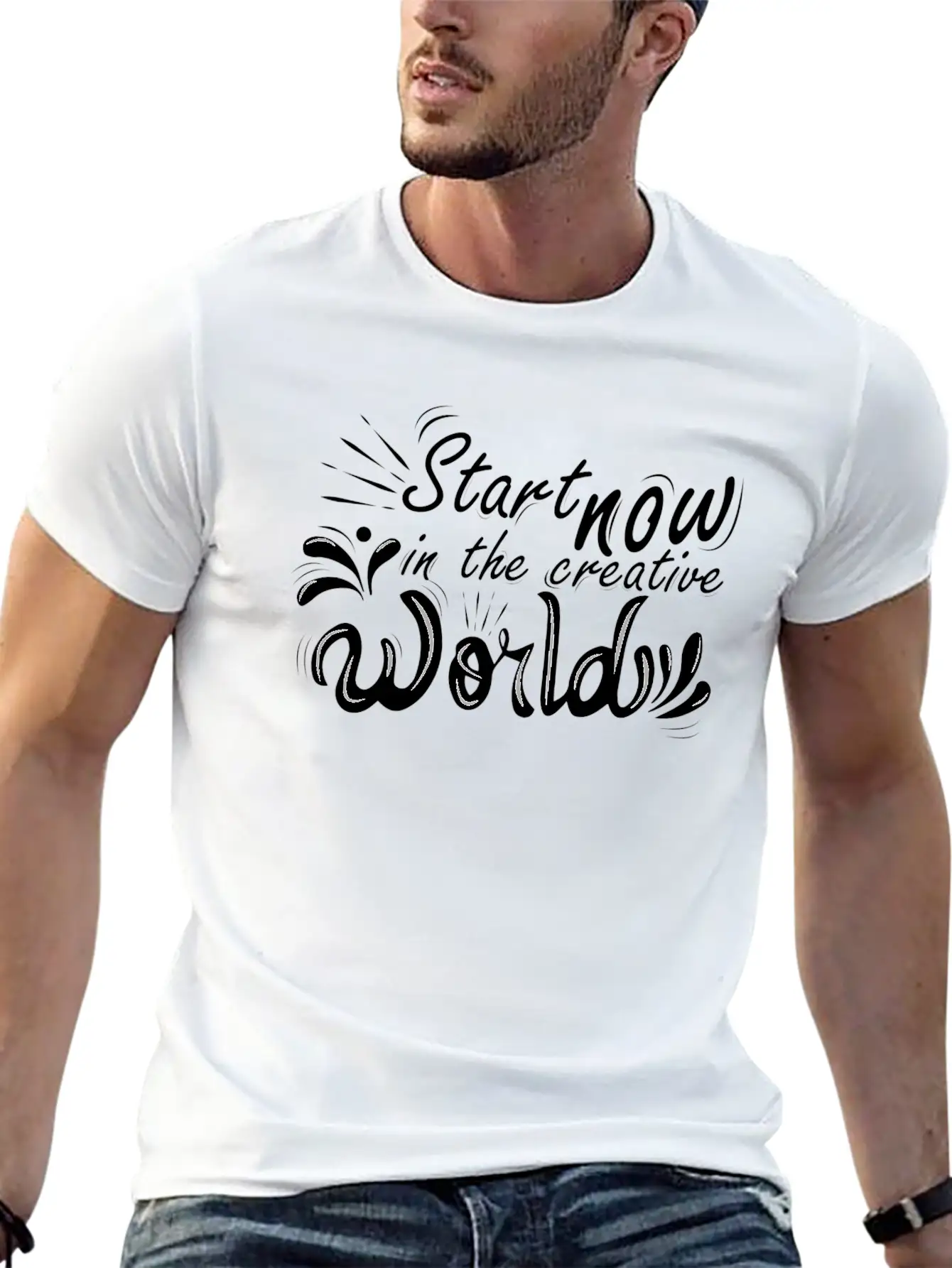 Start Now Stylish Everyday T-Shirt – Unisex Basic Cotton Tee