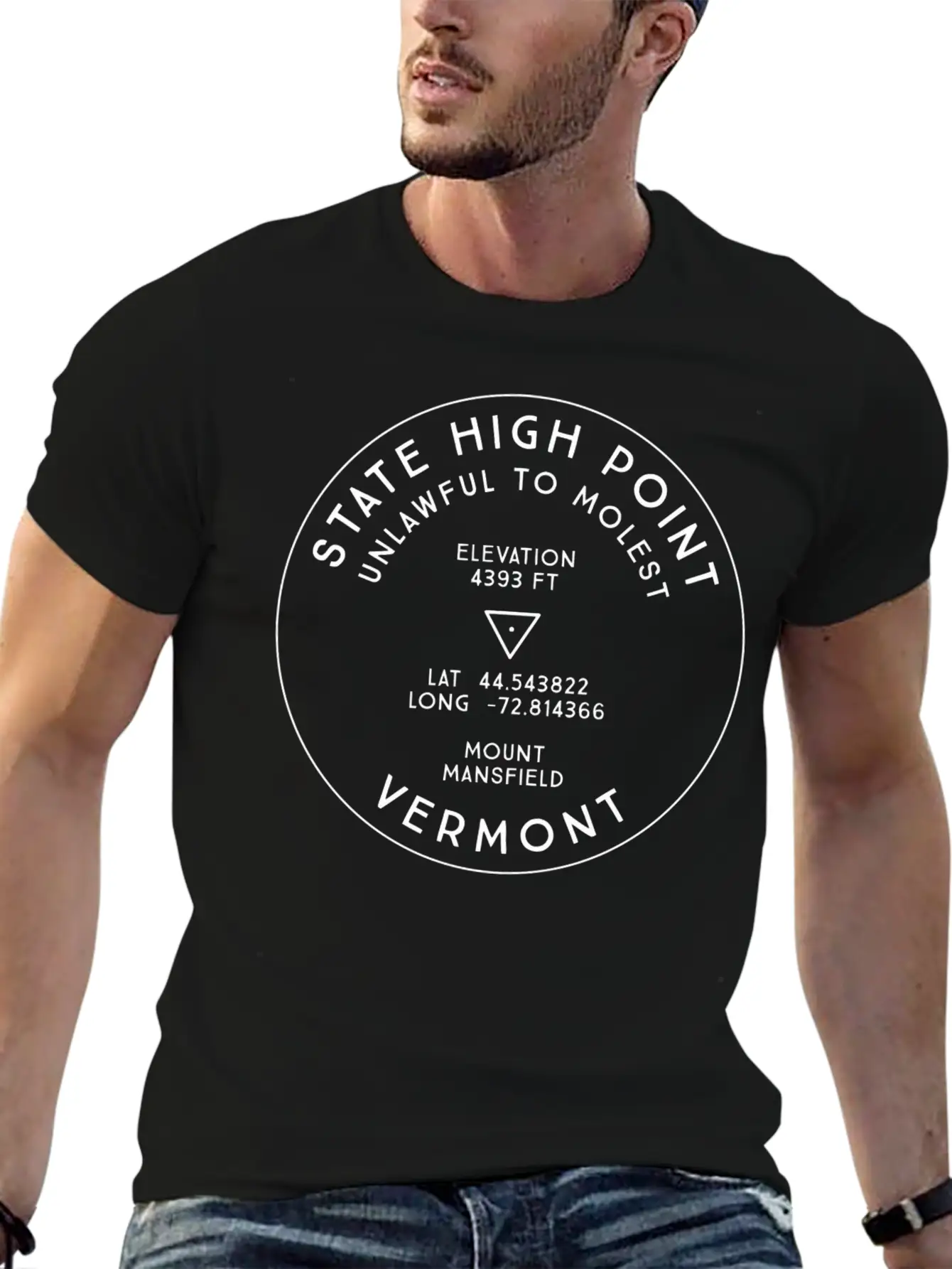 State High Point Vermont Mount Mansfield Hike Unisex Casual T-Shirt – Clean Design For Daily Comfort