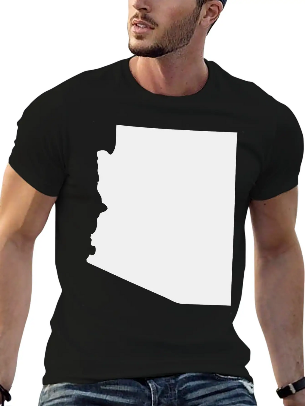 State Of Arizona Solid Unisex Casual T-Shirt – Clean Design For Daily Comfort