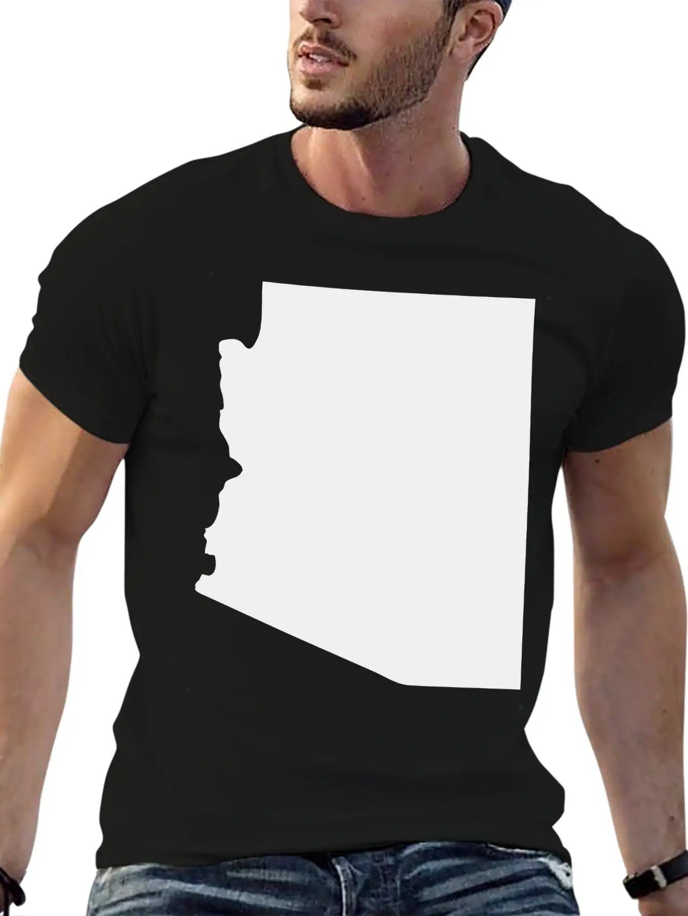 State Of Arizona Solid Unisex Casual T-Shirt – Clean Design For Daily Comfort