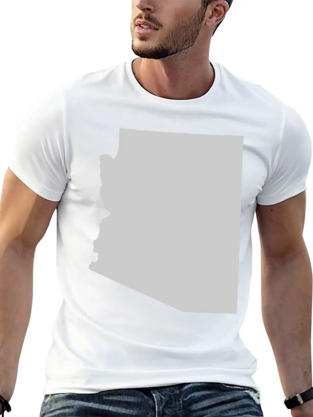 State Of Arizona Solid Unisex Casual T-Shirt – Clean Design For Daily Comfort