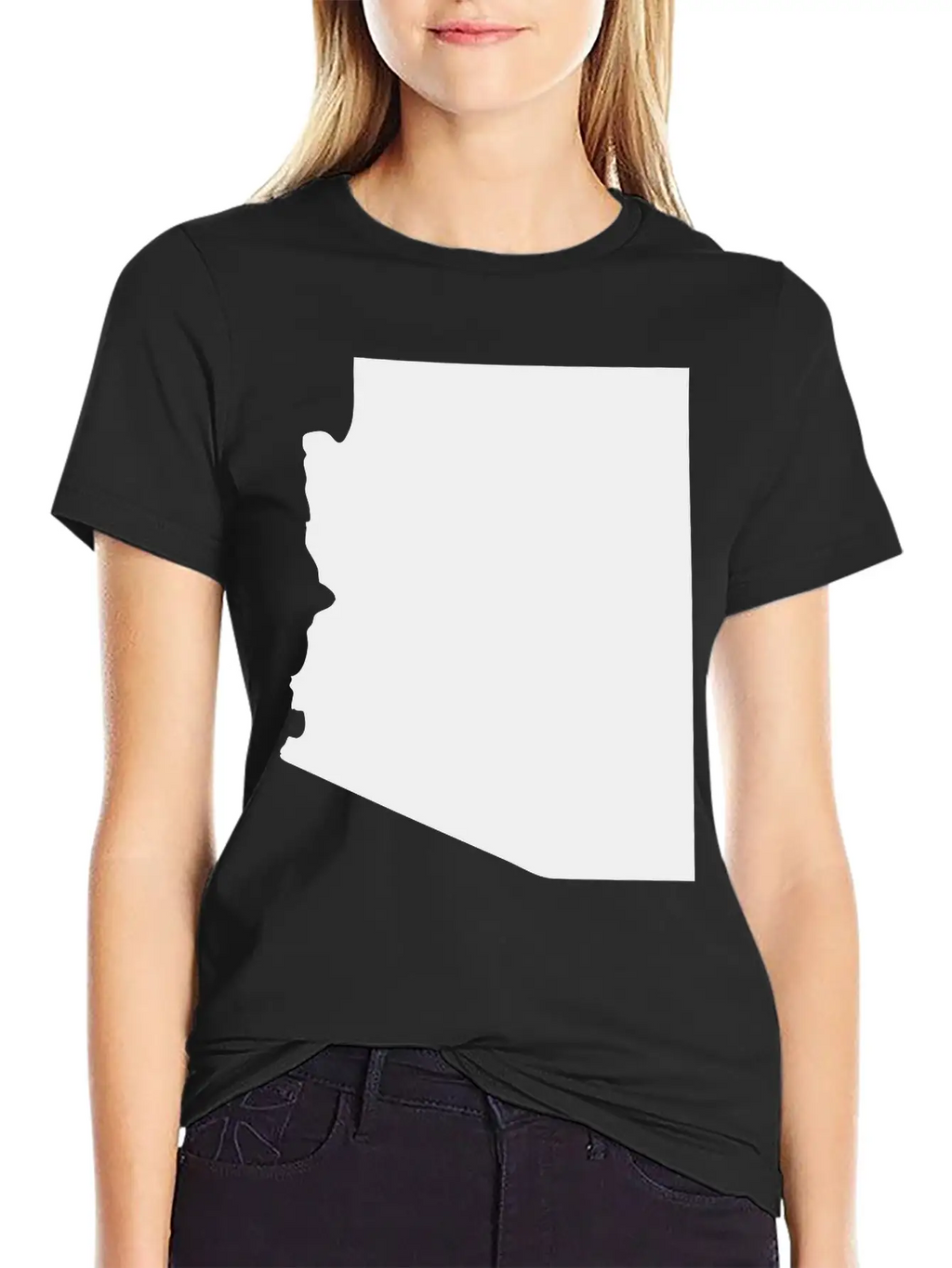 State Of Arizona Solid Unisex Casual T-Shirt – Clean Design For Daily Comfort