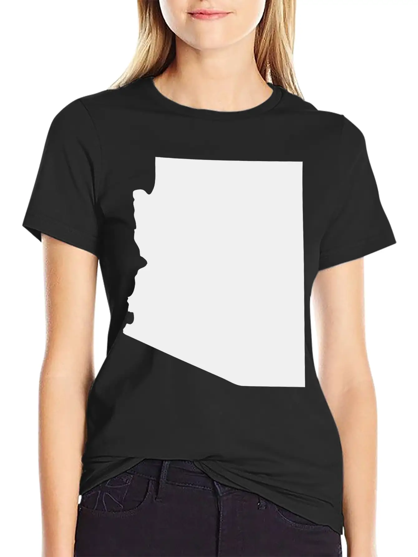 State Of Arizona Solid Unisex Casual T-Shirt – Clean Design For Daily Comfort