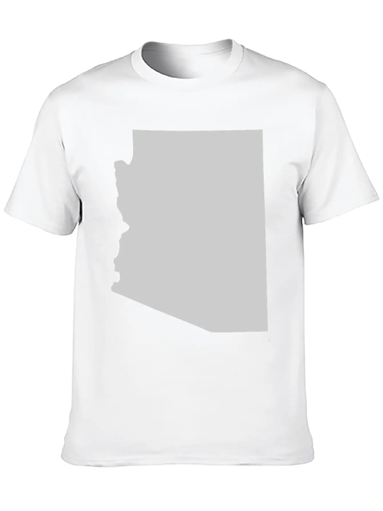 State Of Arizona Solid Unisex Casual T-Shirt – Clean Design For Daily Comfort