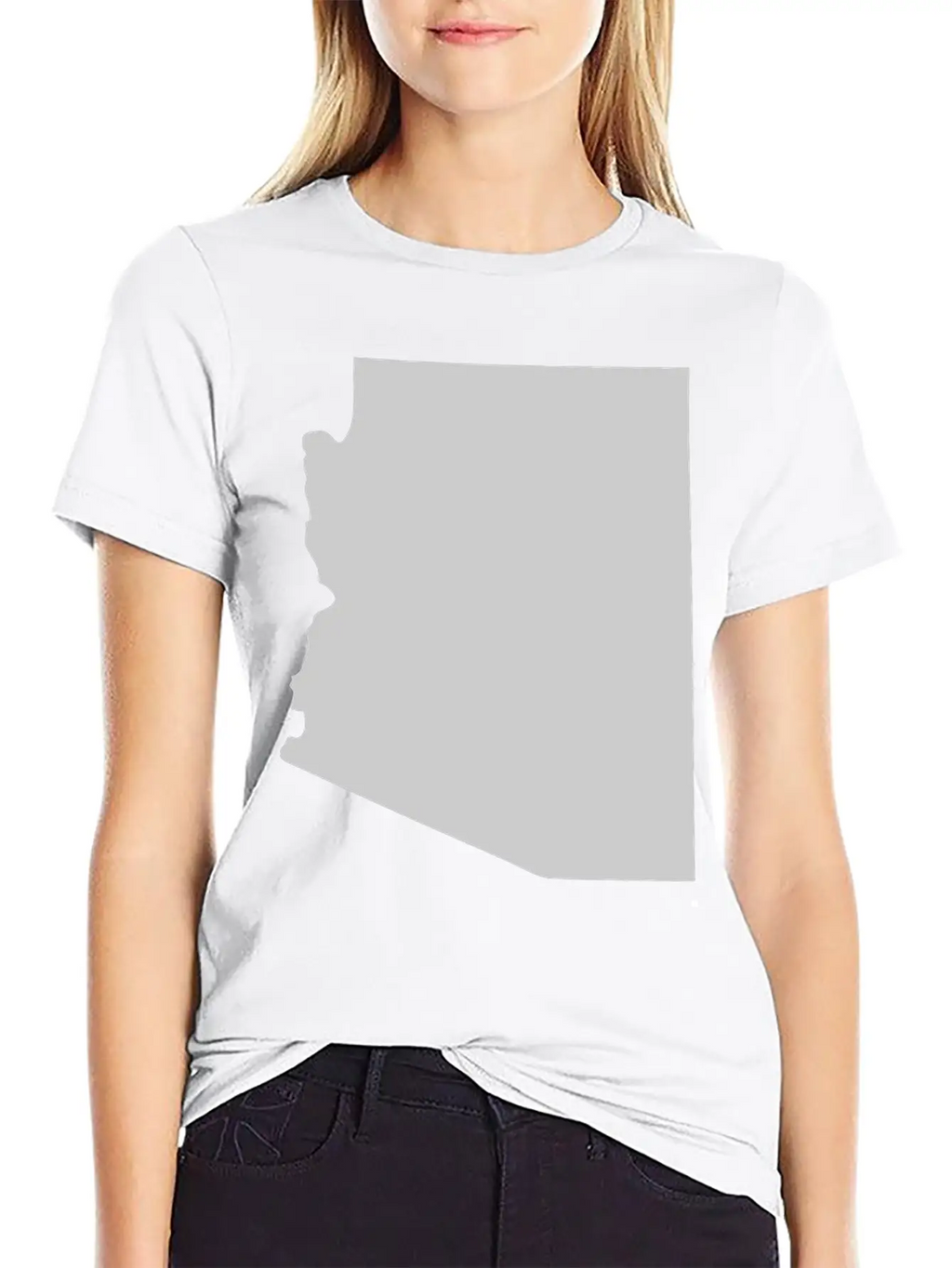 State Of Arizona Solid Unisex Casual T-Shirt – Clean Design For Daily Comfort
