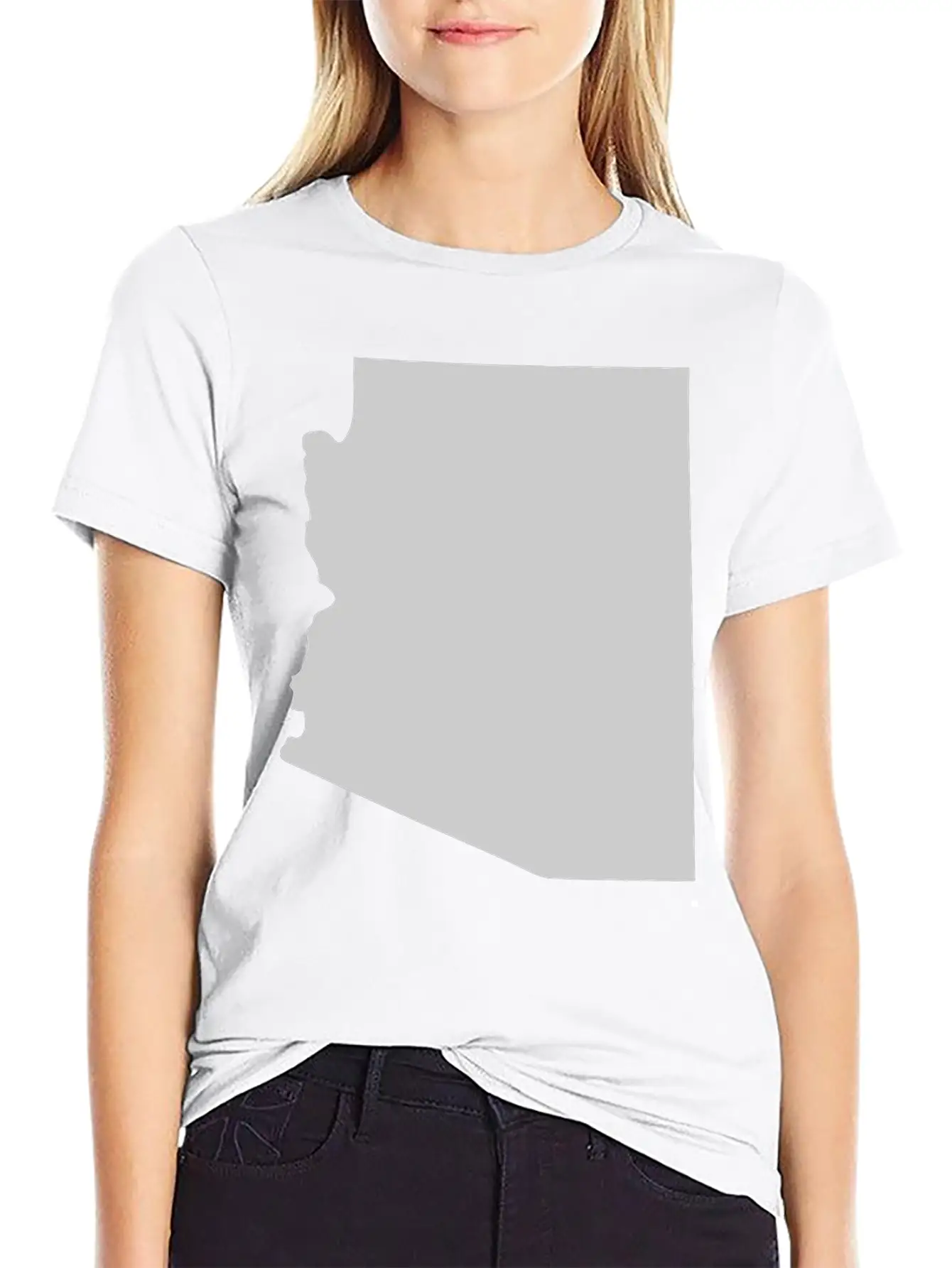 State Of Arizona Solid Unisex Casual T-Shirt – Clean Design For Daily Comfort