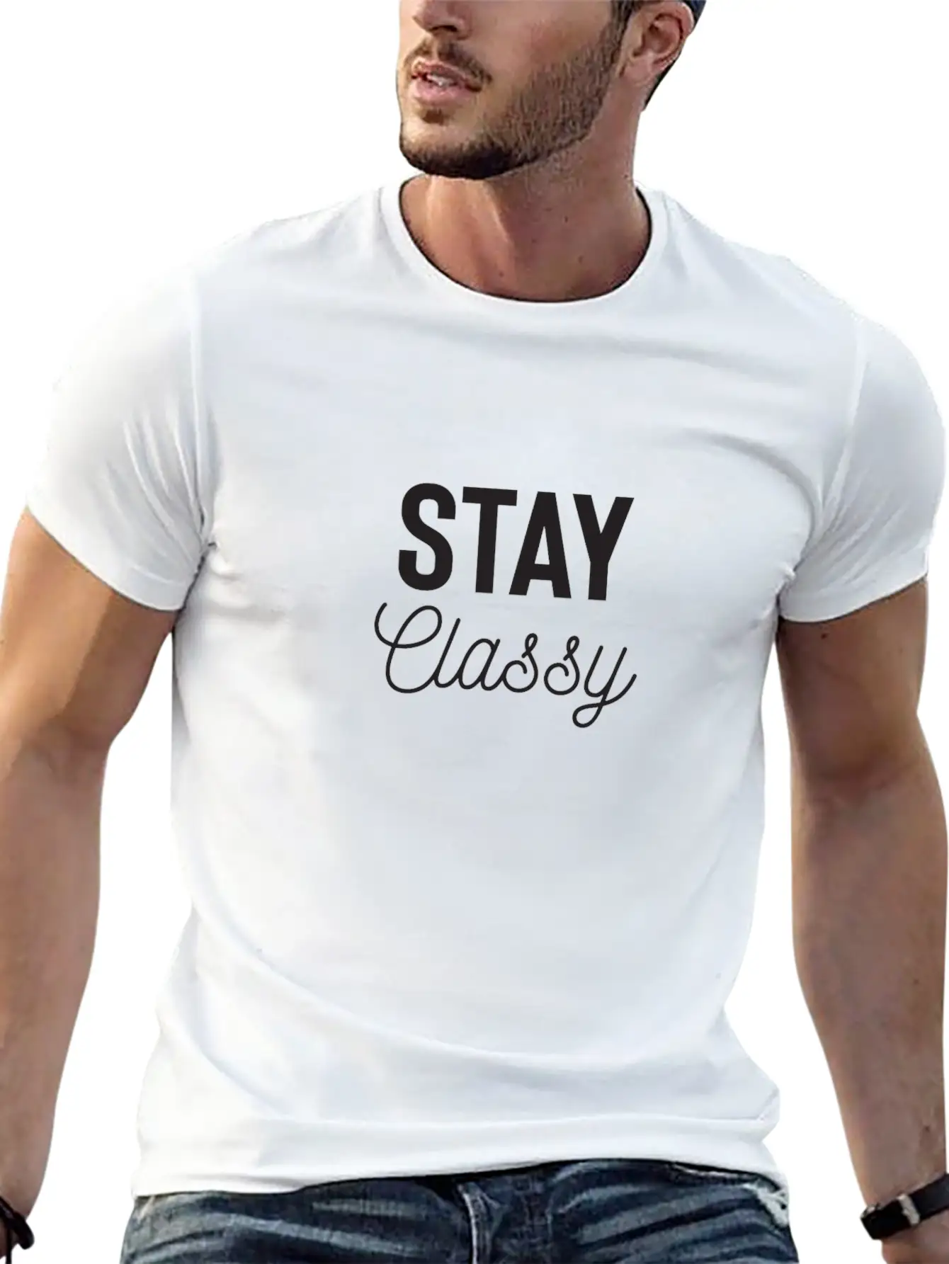 Stay Classy Unisex Casual T-Shirt – Clean Design For Daily Comfort