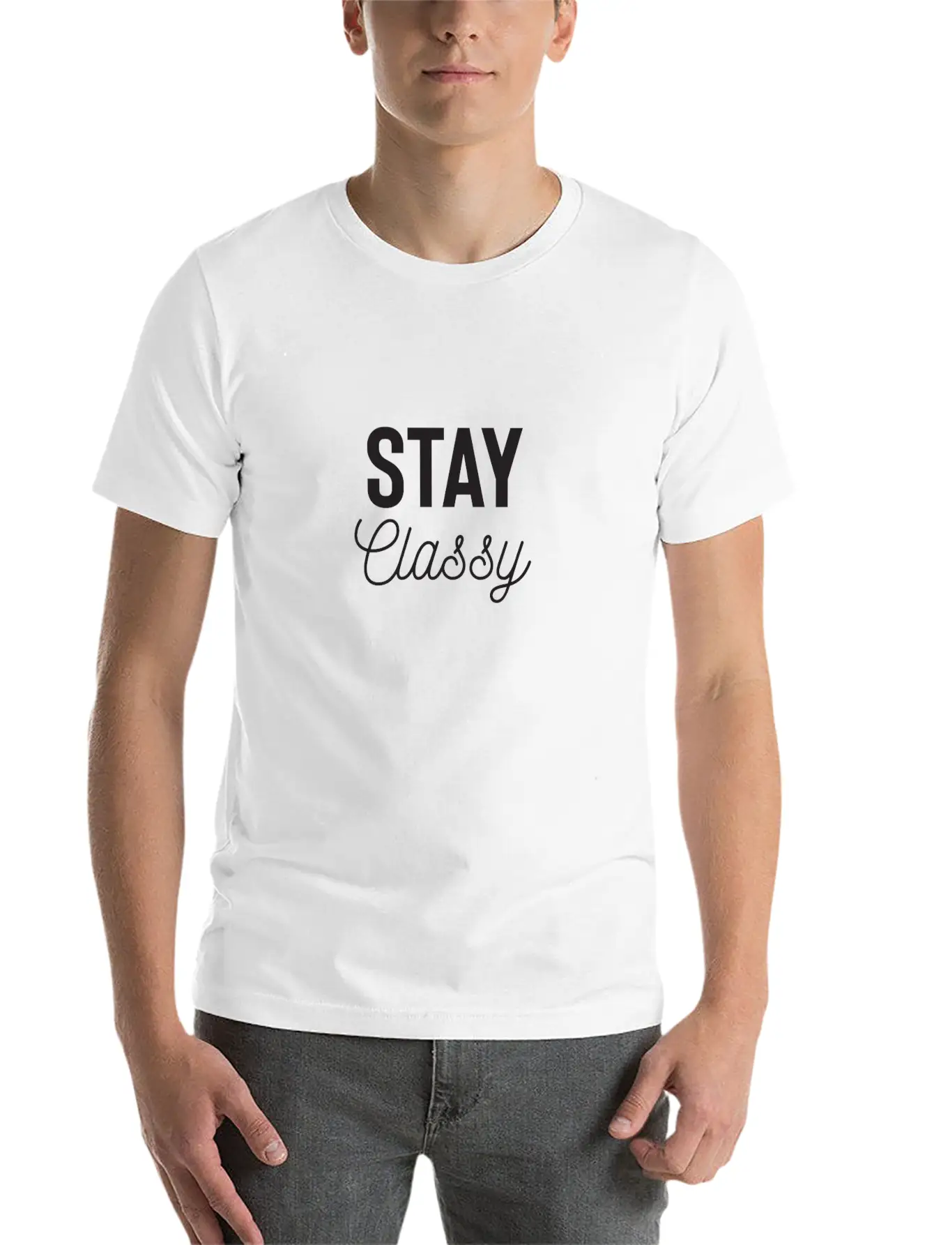 Stay Classy Unisex Casual T-Shirt – Clean Design For Daily Comfort