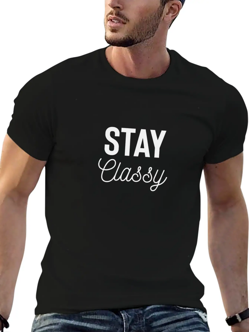 Stay Classy Unisex Casual T-Shirt – Clean Design For Daily Comfort