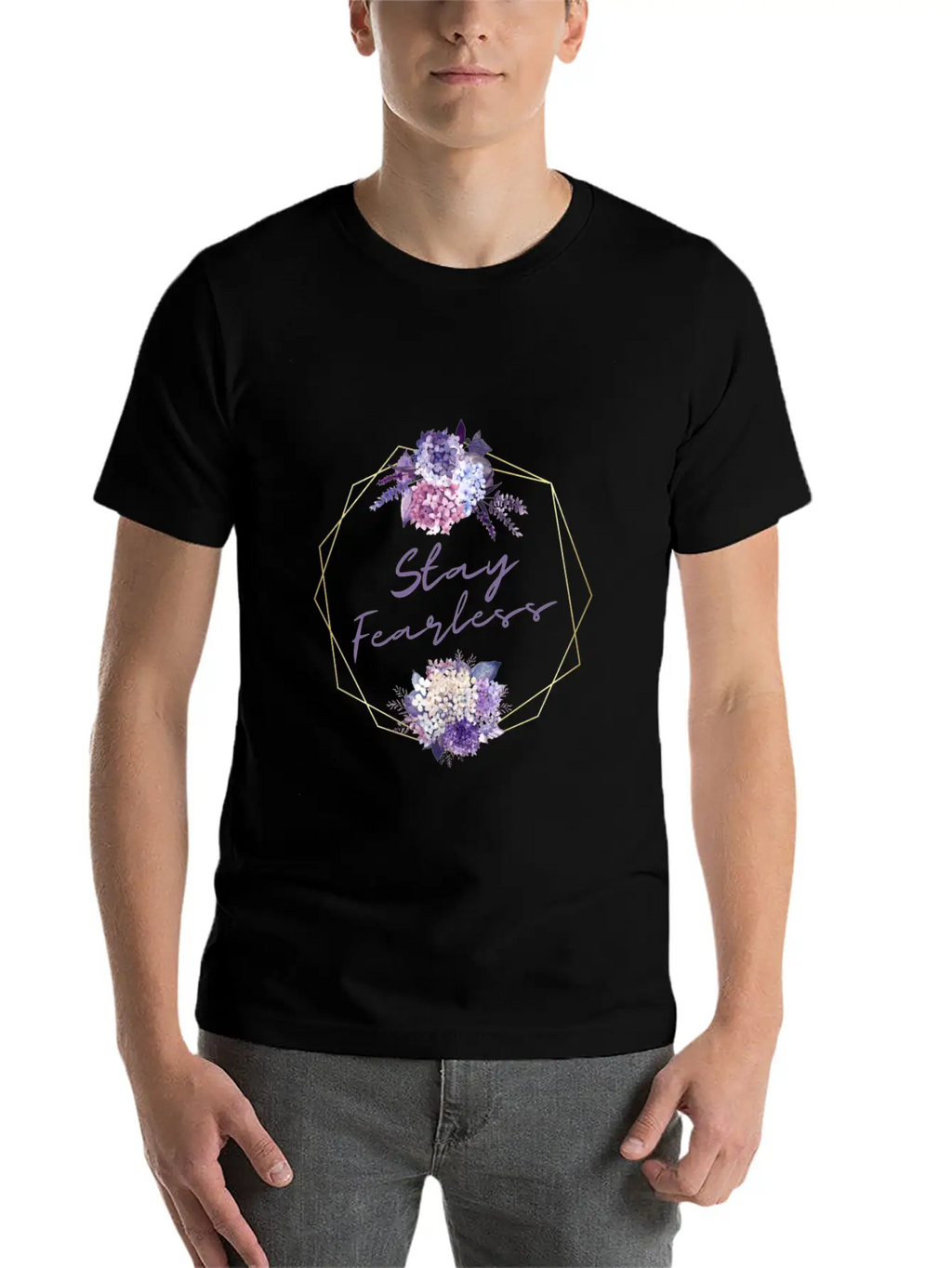 Stay Fearless Unisex Casual T-Shirt – Clean Design For Daily Comfort