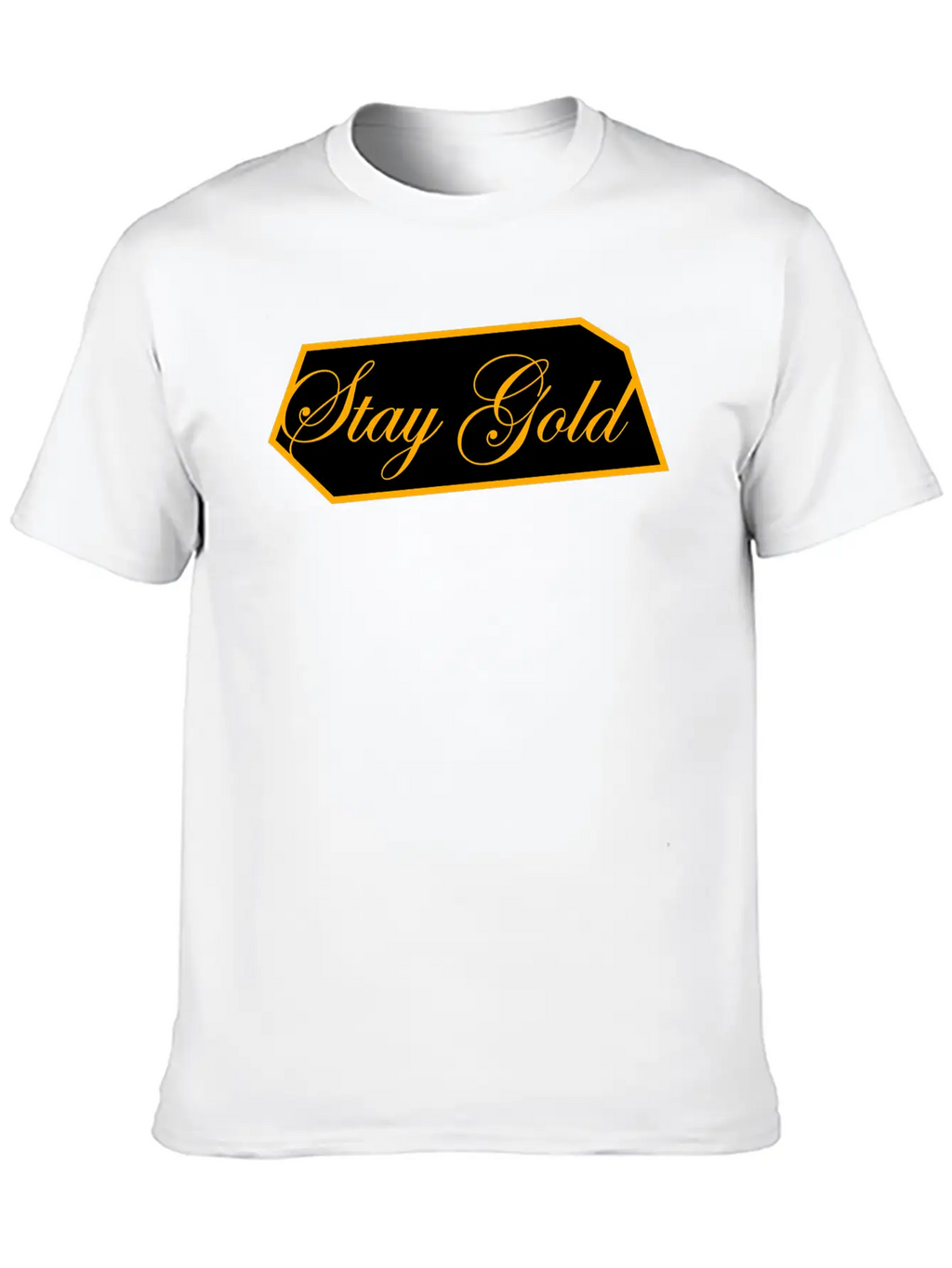 Stay Gold Brick Unisex Casual T-Shirt – Clean Design For Daily Comfort