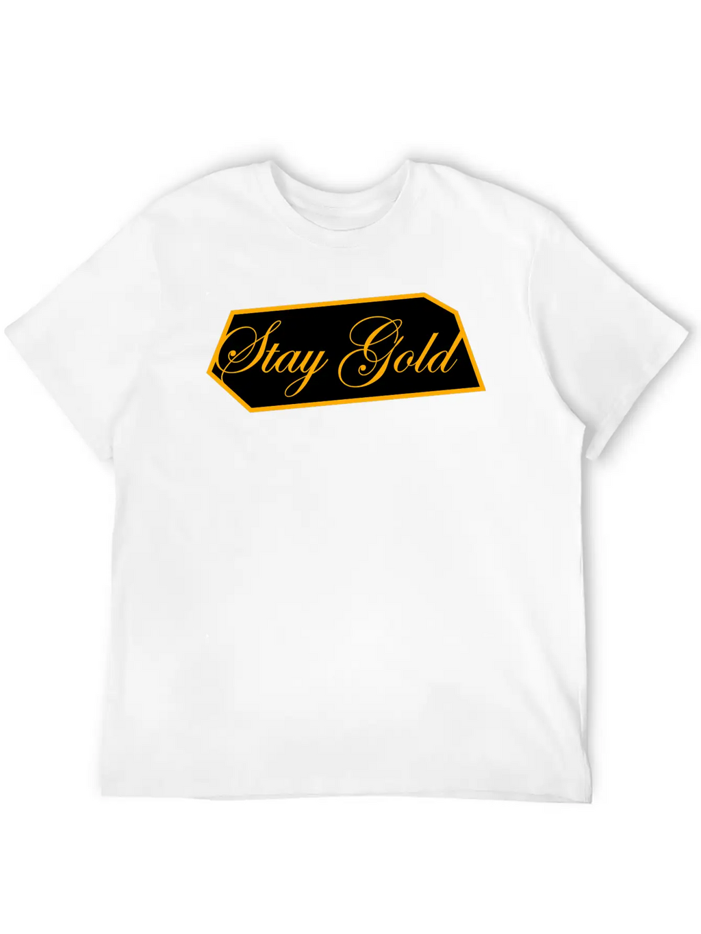 Stay Gold Brick Unisex Casual T-Shirt – Clean Design For Daily Comfort