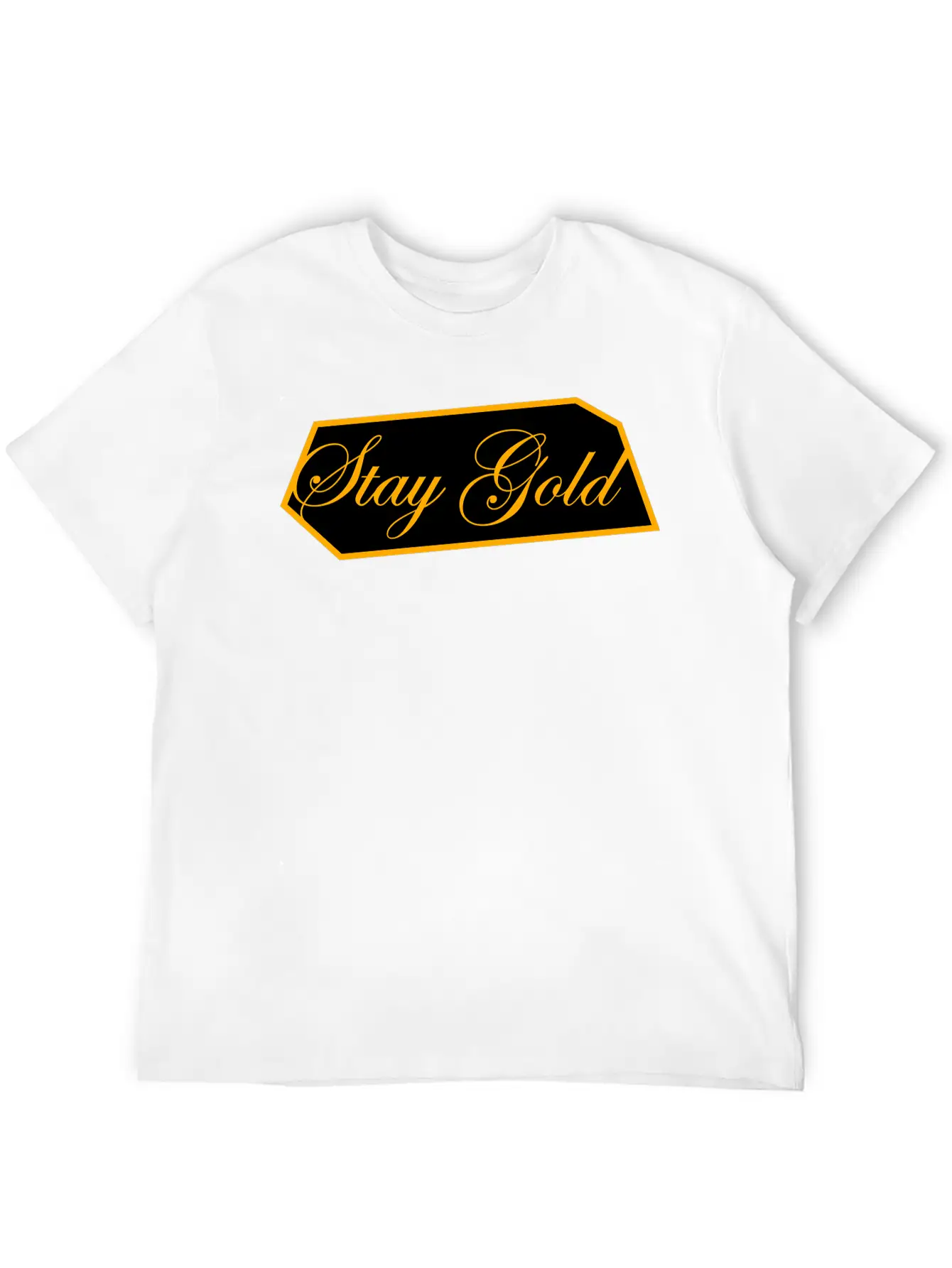 Stay Gold Brick Unisex Casual T-Shirt – Clean Design For Daily Comfort