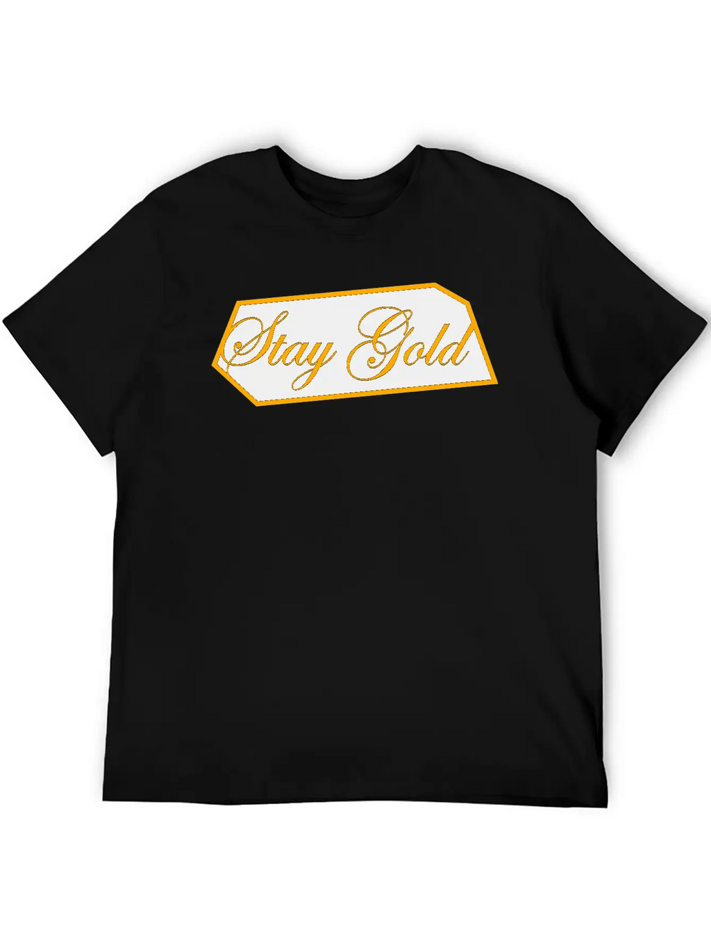 Stay Gold Brick Unisex Casual T-Shirt – Clean Design For Daily Comfort