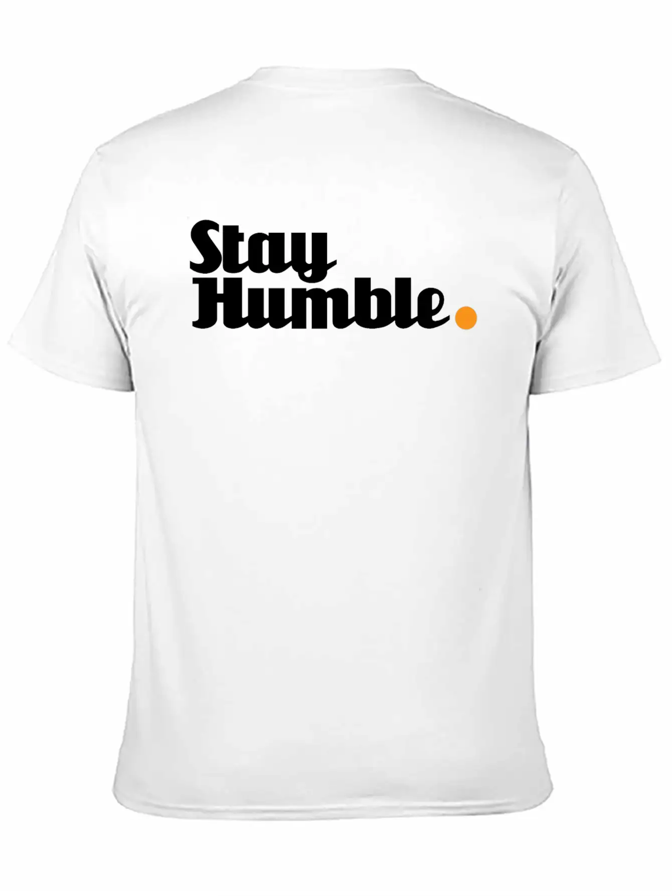 Stay Humble - 2 Of 6 Versions Unicorn Font Black Unisex Short Sleeve Soft Cotton T-Shirt – Casual Everyday Wear