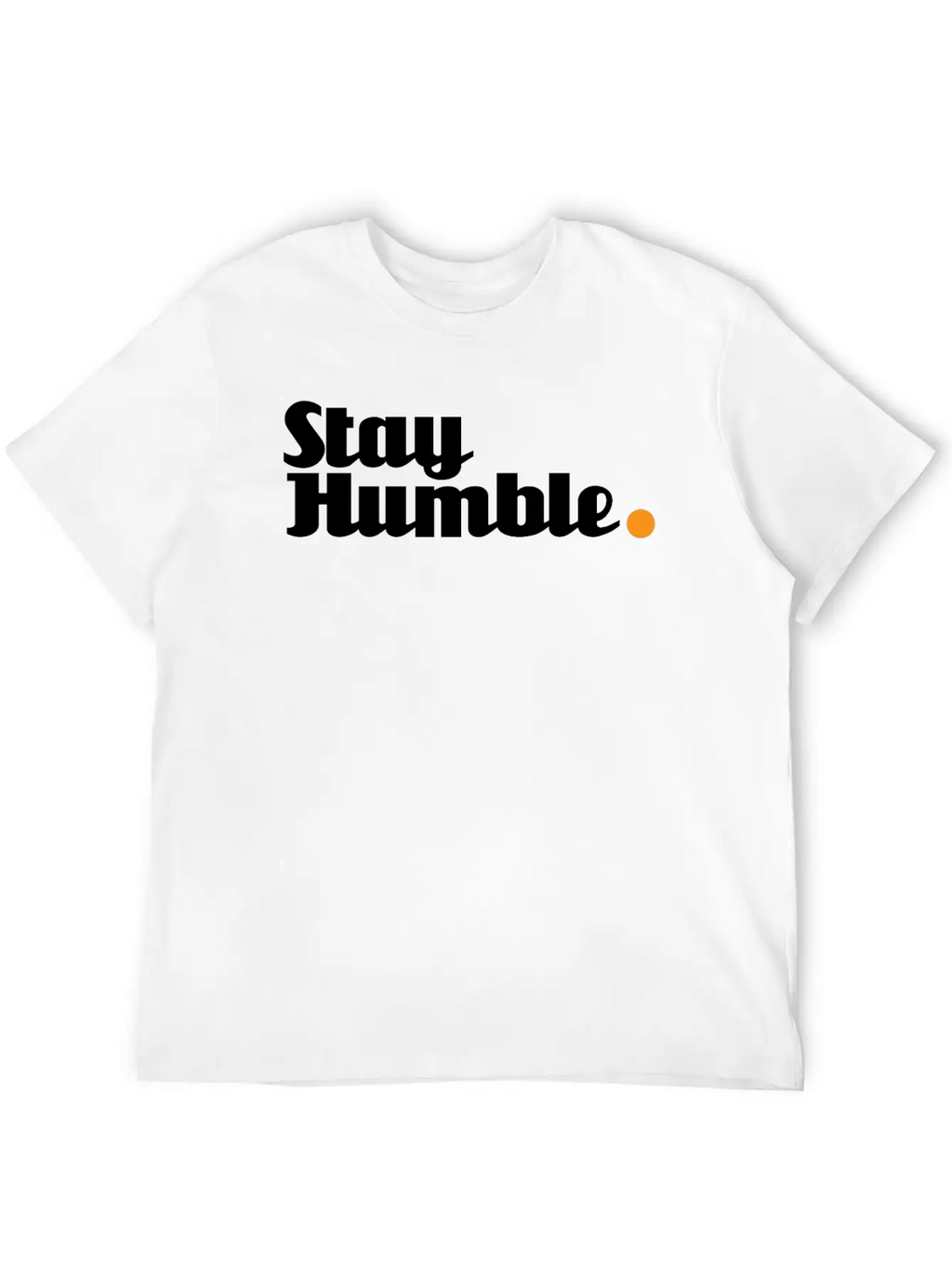 Stay Humble - 2 Of 6 Versions Unicorn Font Black Unisex Short Sleeve Soft Cotton T-Shirt – Casual Everyday Wear