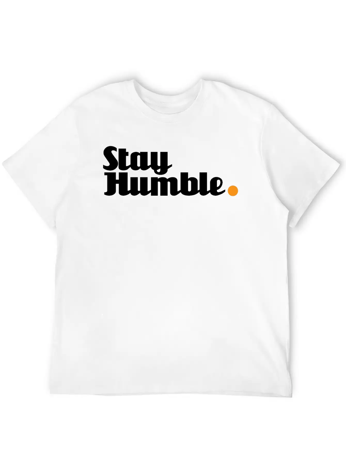 Stay Humble - 2 Of 6 Versions Unicorn Font Black Unisex Short Sleeve Soft Cotton T-Shirt – Casual Everyday Wear