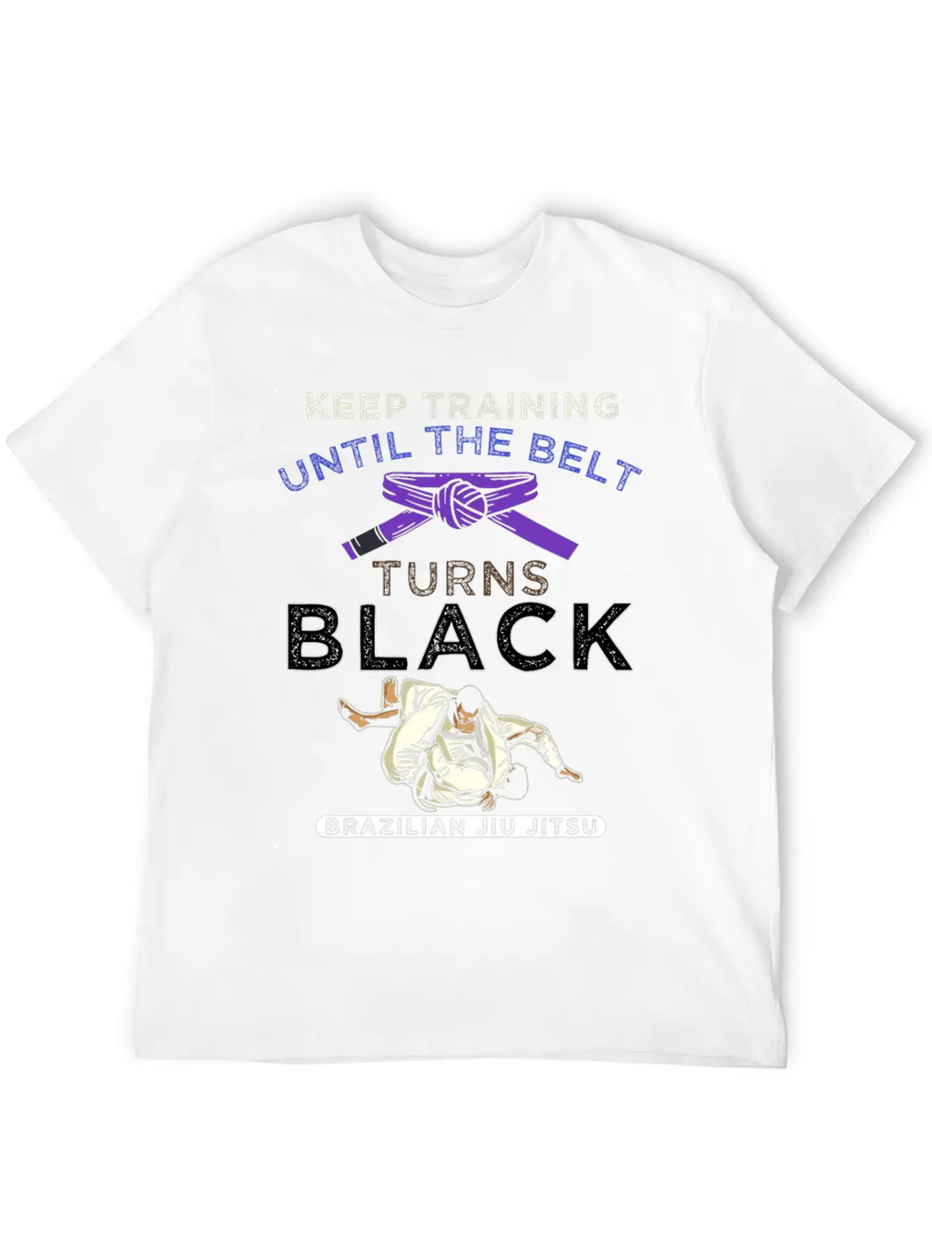 Stay Motivated Martial Arts Brazilian Jiu-Jitsu Casual Graphic T-Shirt – Simple And Comfortable Daily Wear