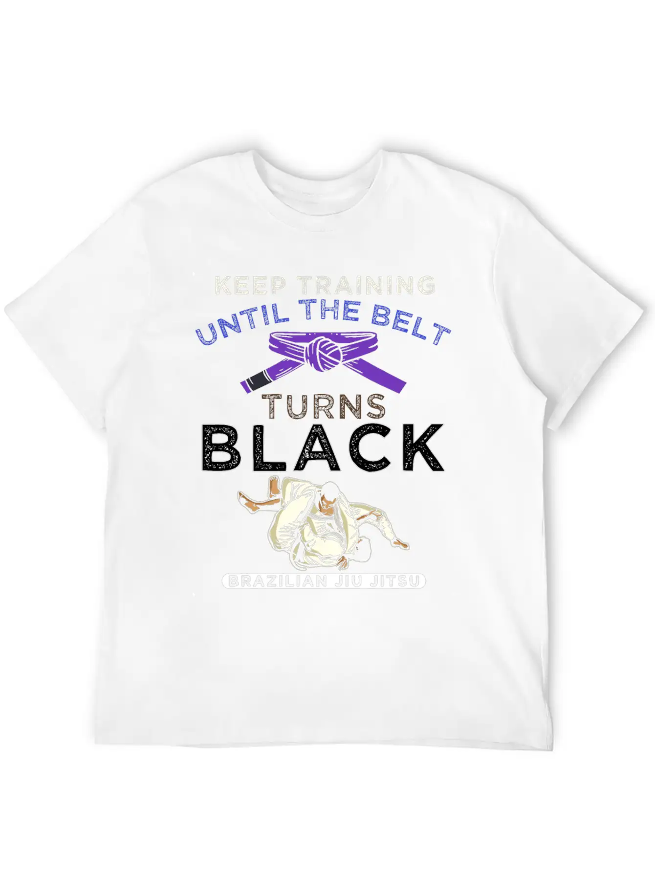 Stay Motivated Martial Arts Brazilian Jiu-Jitsu Casual Graphic T-Shirt – Simple And Comfortable Daily Wear