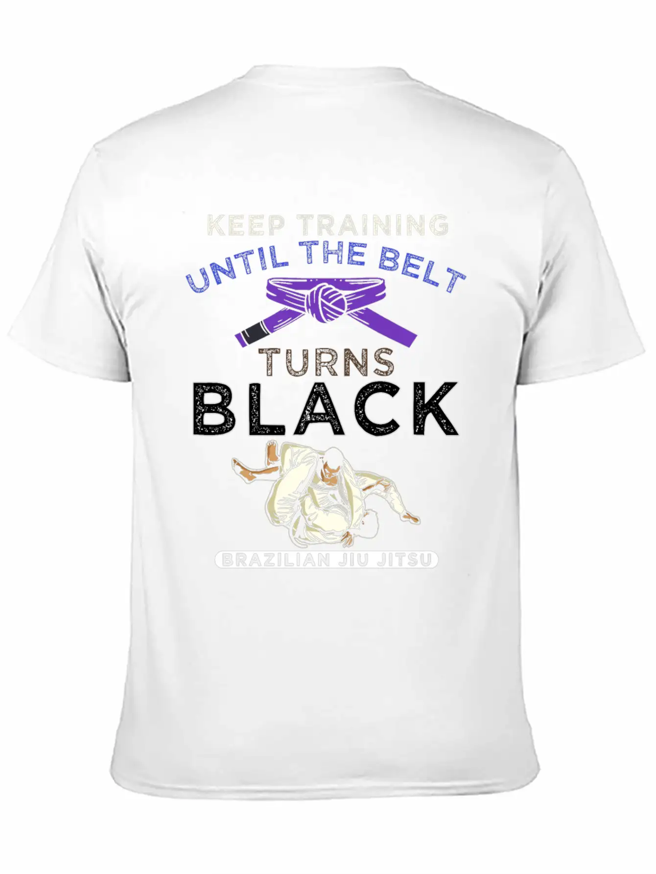 Stay Motivated Martial Arts Brazilian Jiu-Jitsu Casual Graphic T-Shirt – Simple And Comfortable Daily Wear