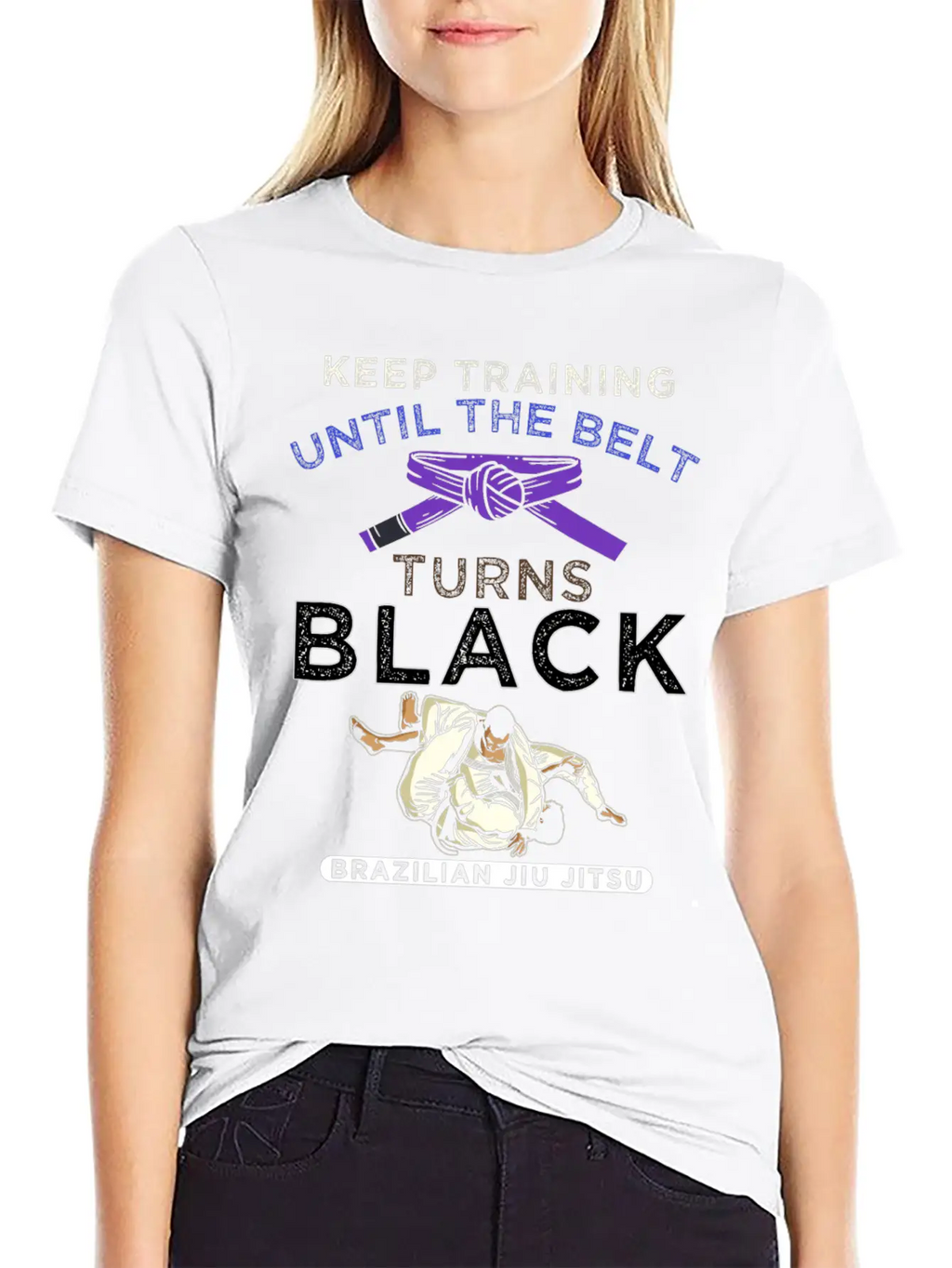 Stay Motivated Martial Arts Brazilian Jiu-Jitsu Casual Graphic T-Shirt – Simple And Comfortable Daily Wear