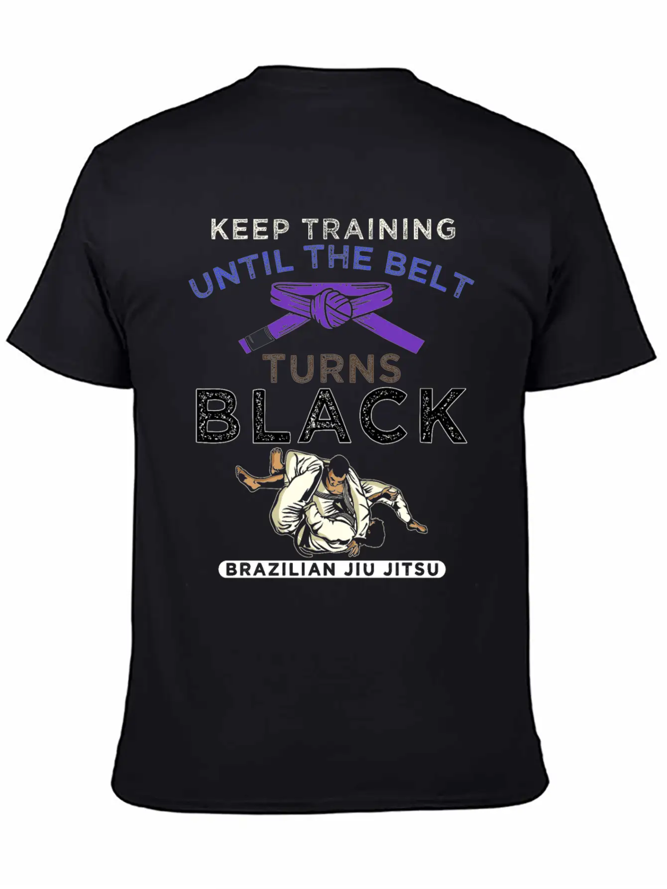 Stay Motivated Martial Arts Brazilian Jiu-Jitsu Casual Graphic T-Shirt – Simple And Comfortable Daily Wear