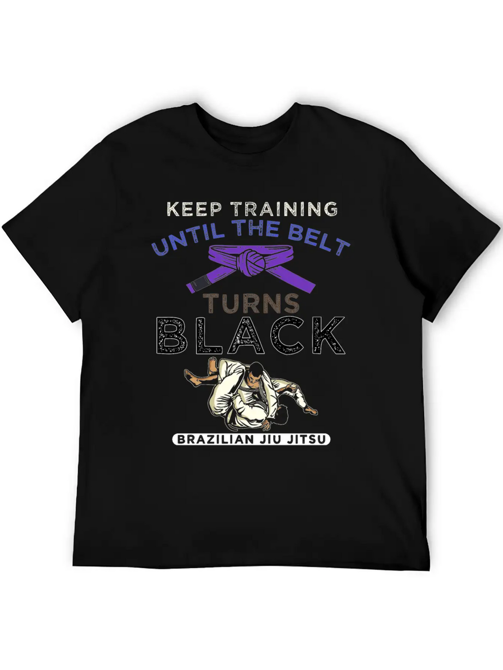 Stay Motivated Martial Arts Brazilian Jiu-Jitsu Casual Graphic T-Shirt – Simple And Comfortable Daily Wear