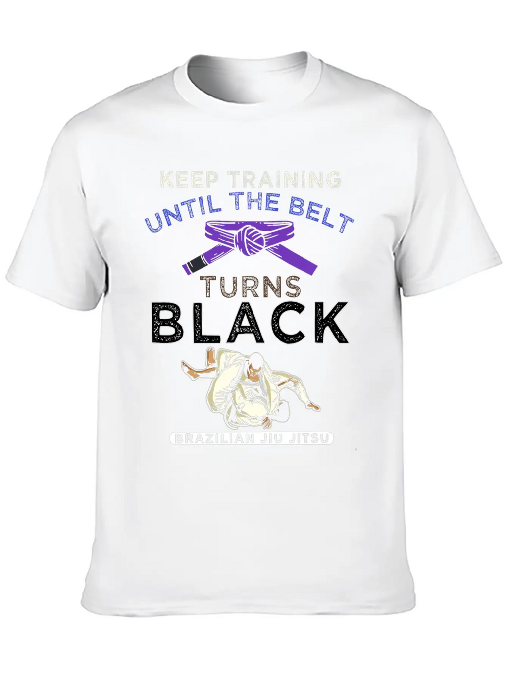 Stay Motivated Martial Arts Brazilian Jiu-Jitsu Casual Graphic T-Shirt – Simple And Comfortable Daily Wear