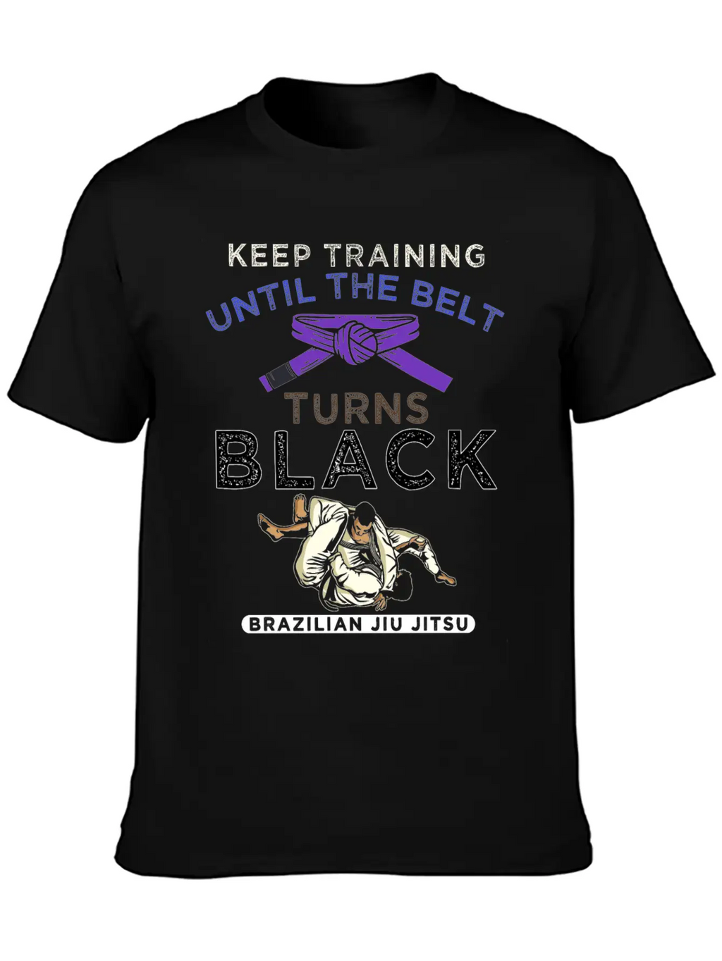 Stay Motivated Martial Arts Brazilian Jiu-Jitsu Casual Graphic T-Shirt – Simple And Comfortable Daily Wear