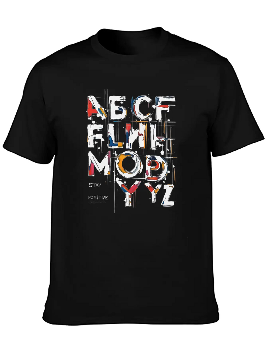 Stay Positive Unisex Casual T-Shirt – Clean Design For Daily Comfort