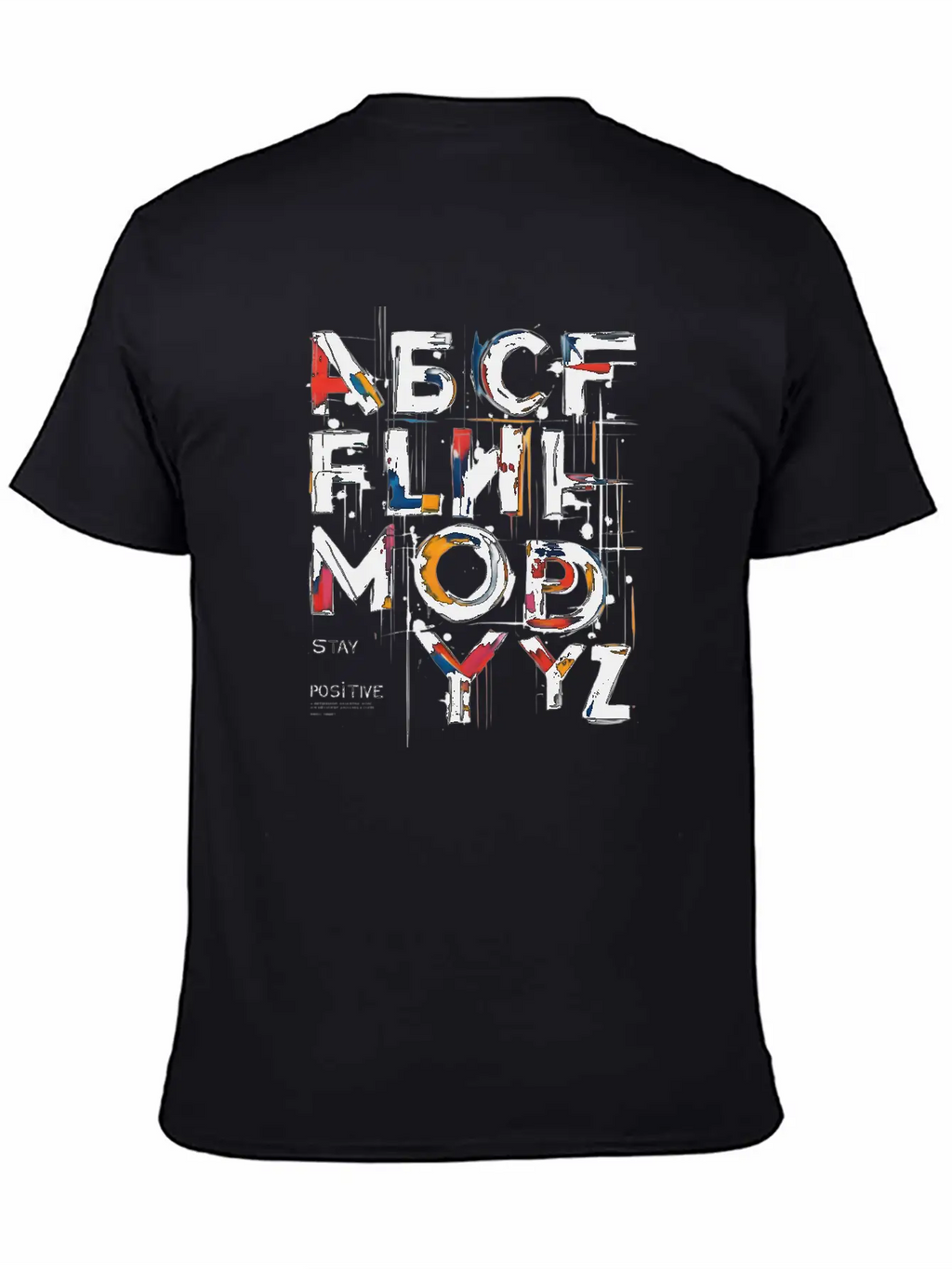 Stay Positive Unisex Casual T-Shirt – Clean Design For Daily Comfort