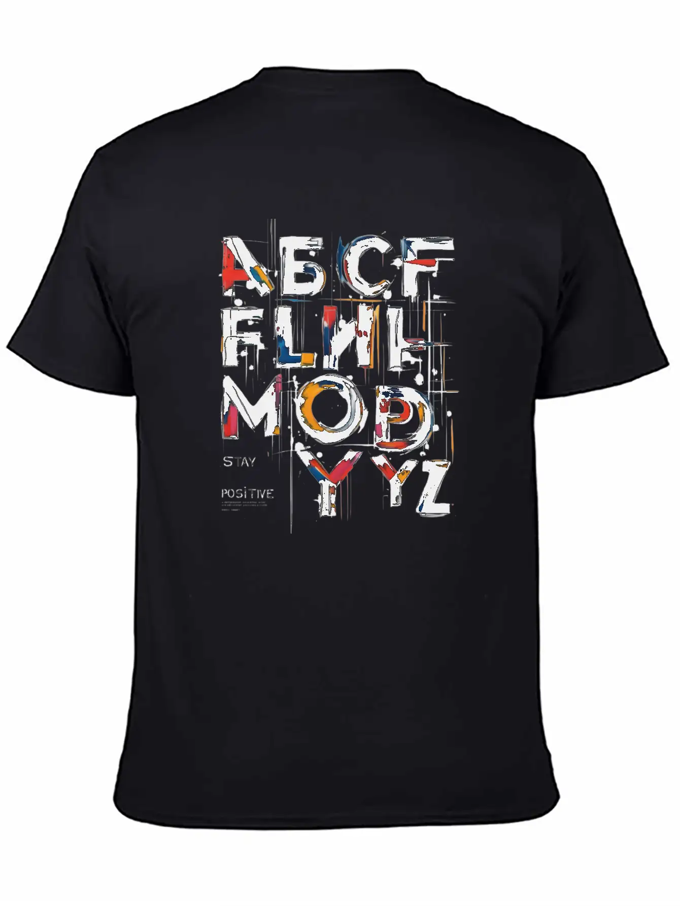 Stay Positive Unisex Casual T-Shirt – Clean Design For Daily Comfort