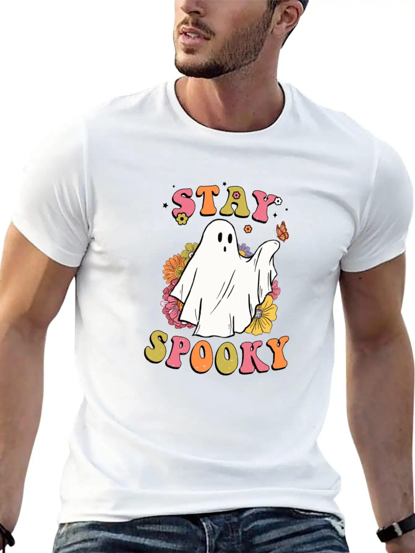 Stay Spooky Essential Cotton Tee For Daily Outfits – Unisex Style