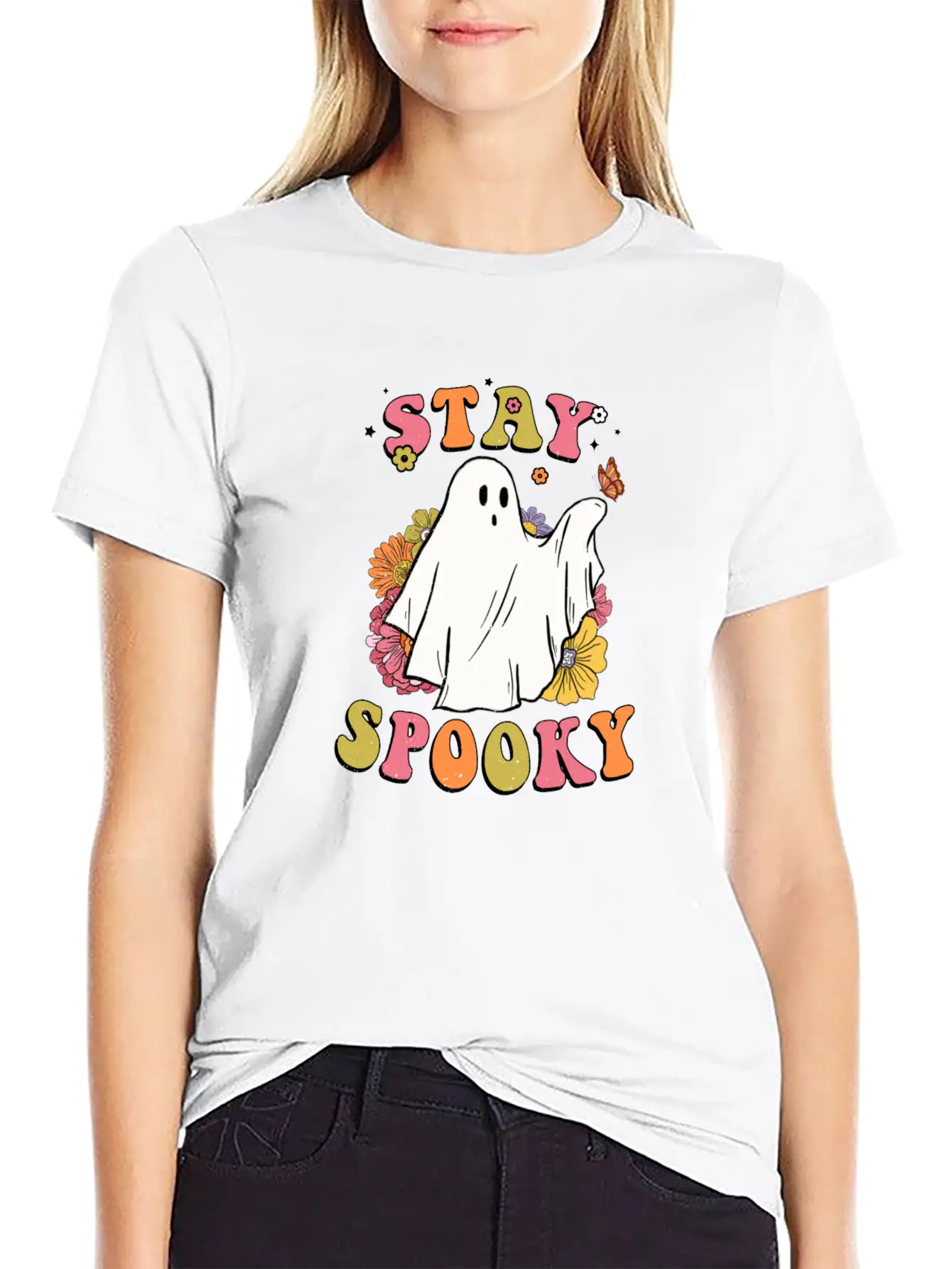 Stay Spooky Essential Cotton Tee For Daily Outfits – Unisex Style