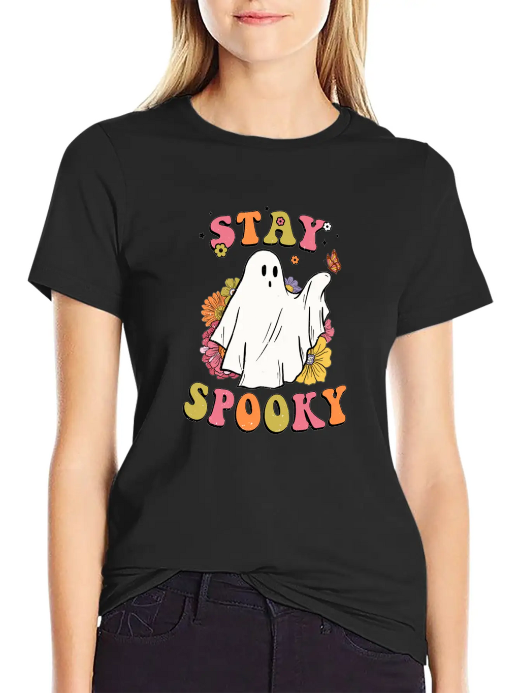 Stay Spooky Essential Cotton Tee For Daily Outfits – Unisex Style