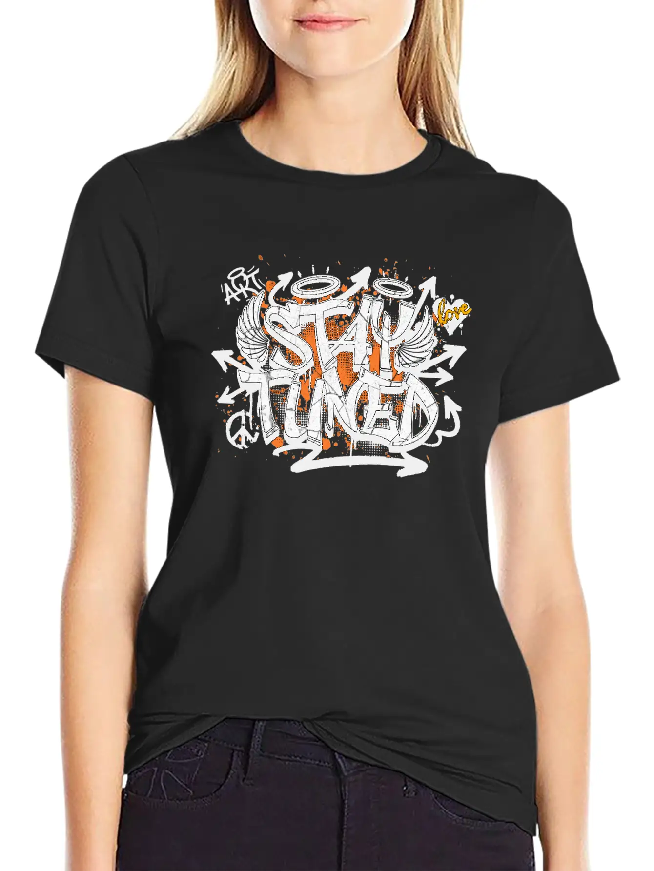 Stay Tuned Essential Cotton Tee For Daily Outfits – Unisex Style