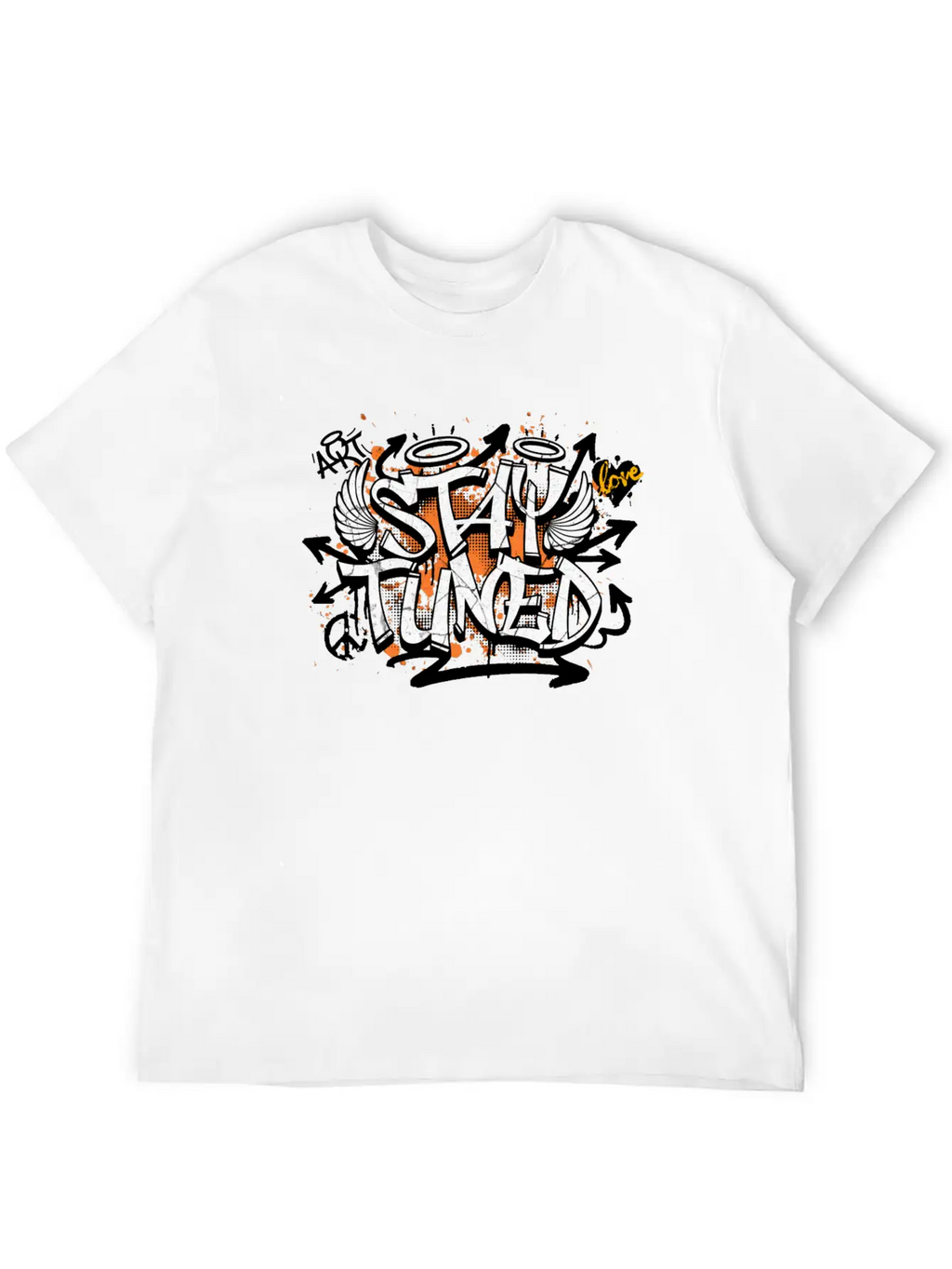 Stay Tuned Essential Cotton Tee For Daily Outfits – Unisex Style