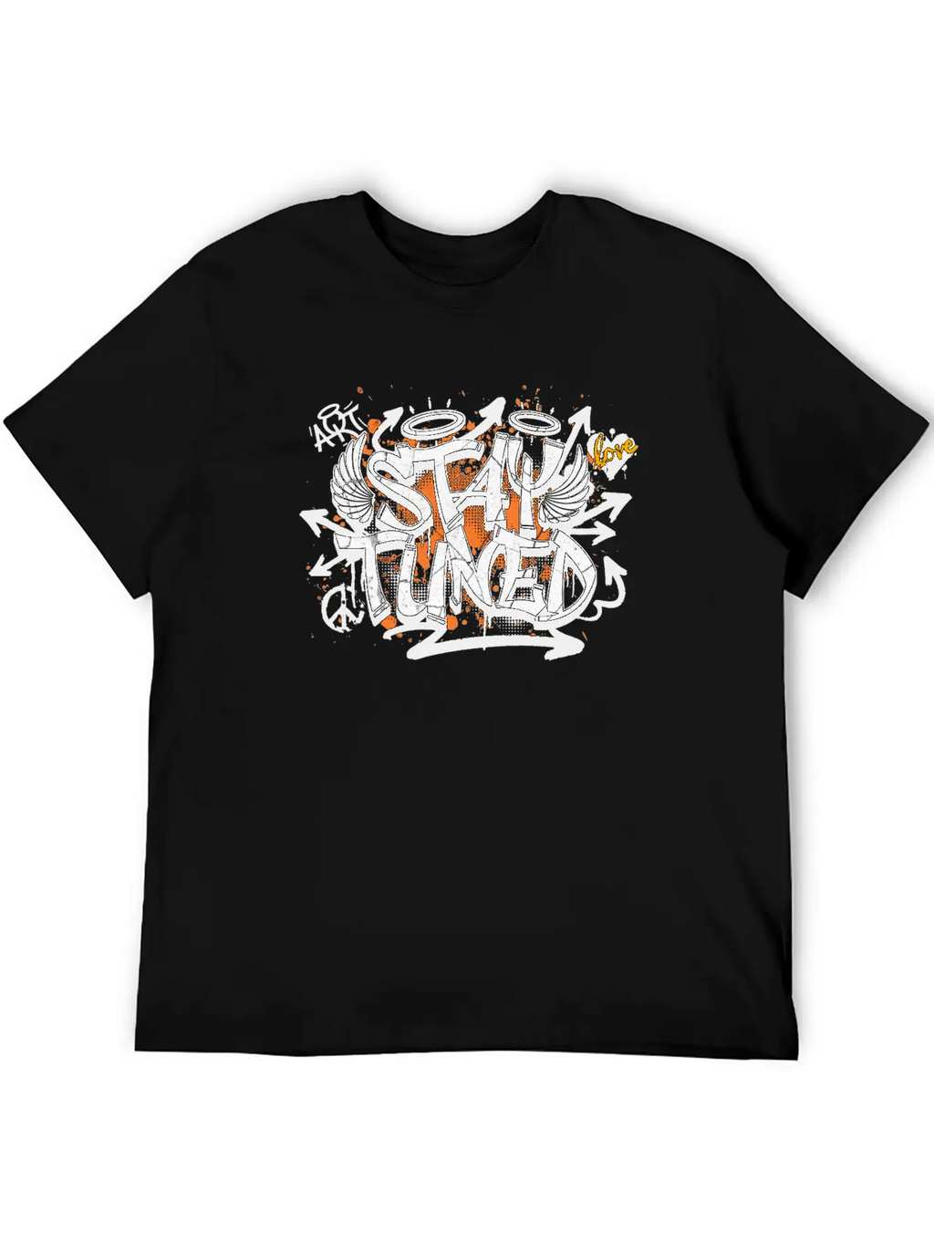 Stay Tuned Essential Cotton Tee For Daily Outfits – Unisex Style