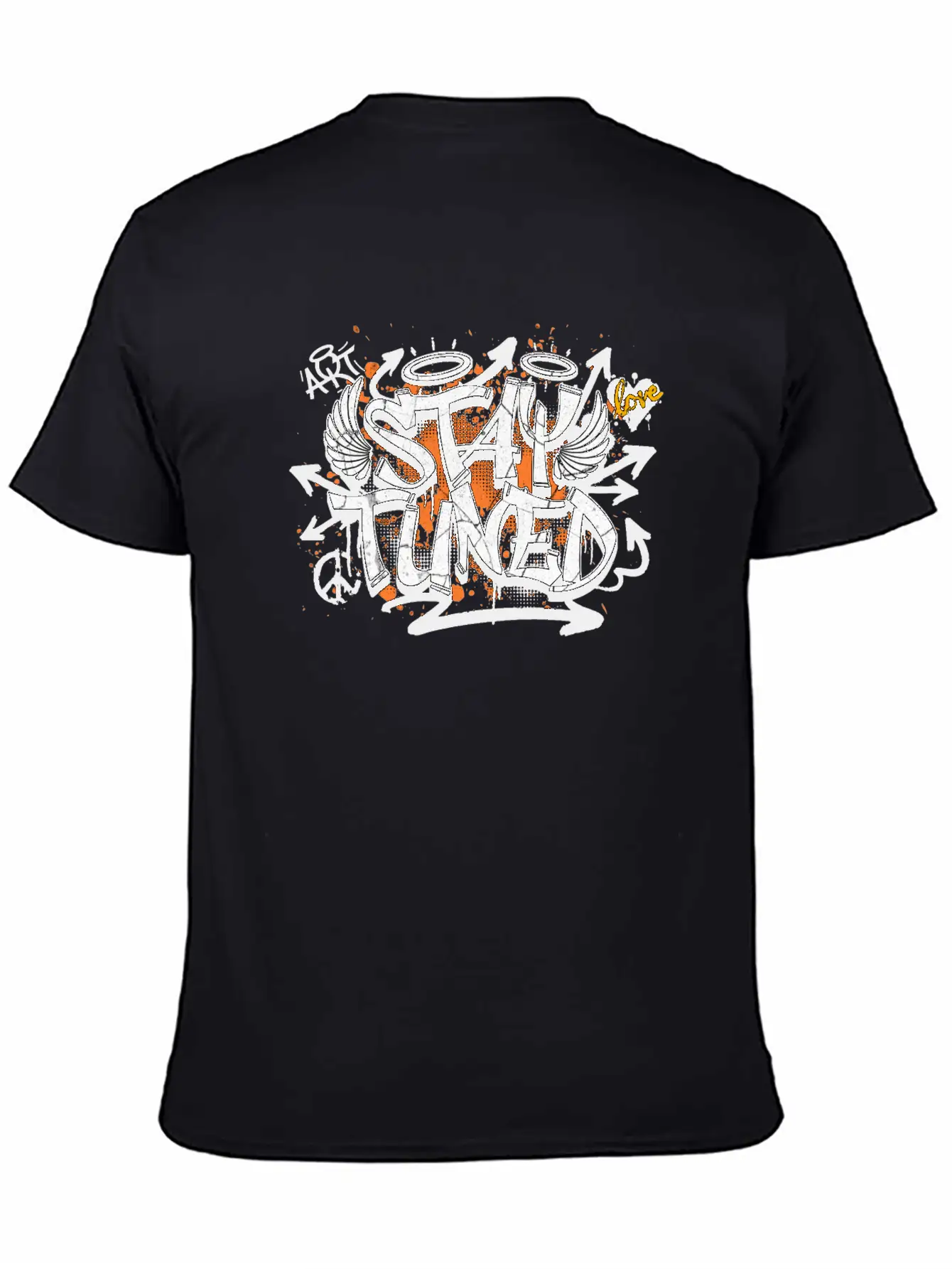Stay Tuned Essential Cotton Tee For Daily Outfits – Unisex Style