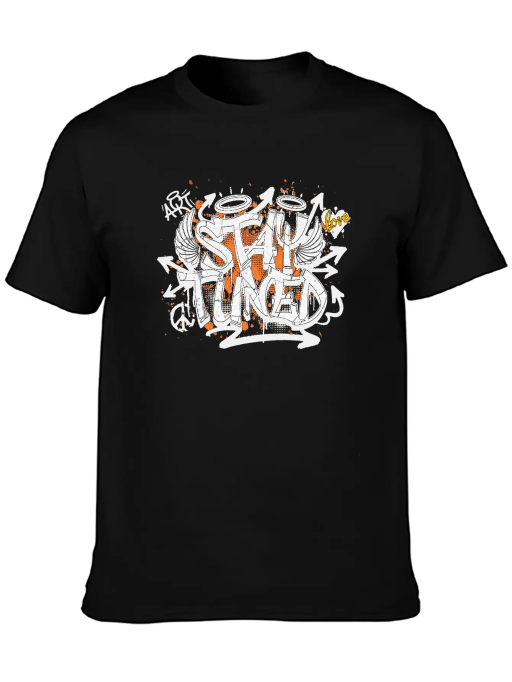 Stay Tuned Essential Cotton Tee For Daily Outfits – Unisex Style