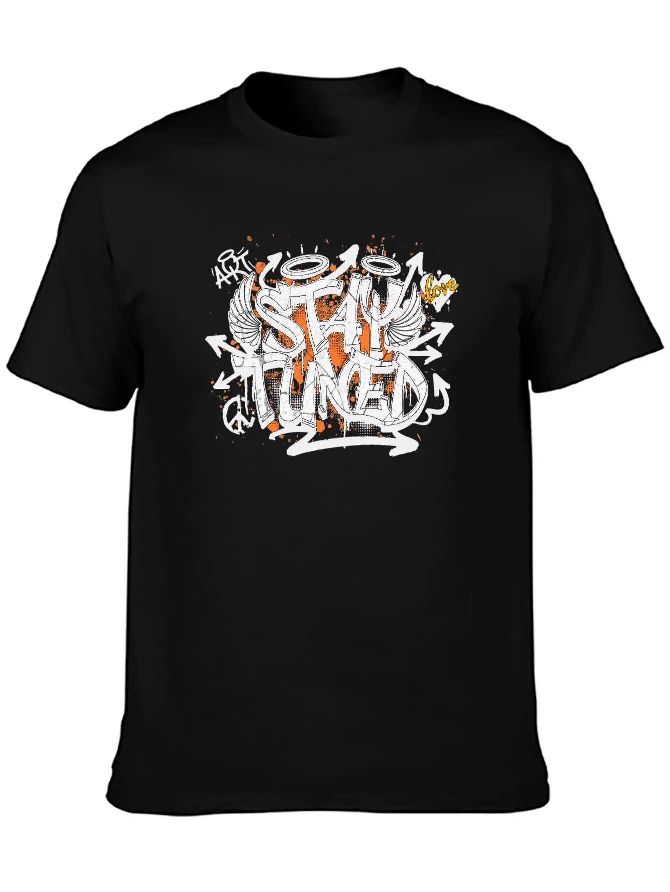 Stay Tuned Essential Cotton Tee For Daily Outfits – Unisex Style