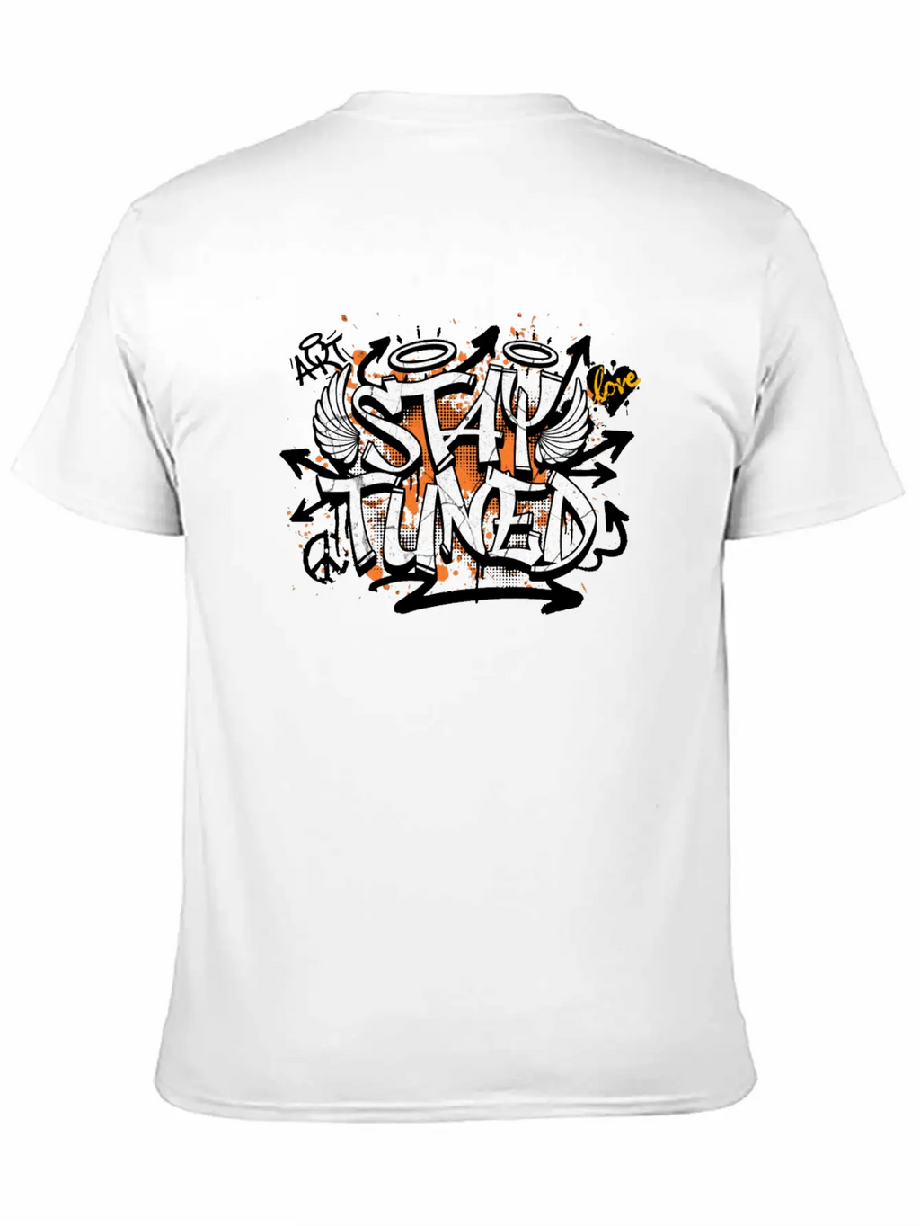 Stay Tuned Essential Cotton Tee For Daily Outfits – Unisex Style