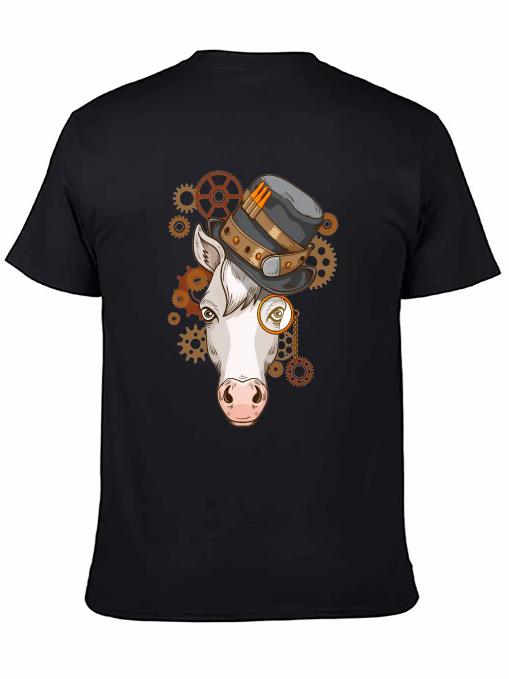 Steampunk Horse Riding Victorian Horses Steampunk Unisex Casual T-Shirt – Clean Design For Daily Comfort